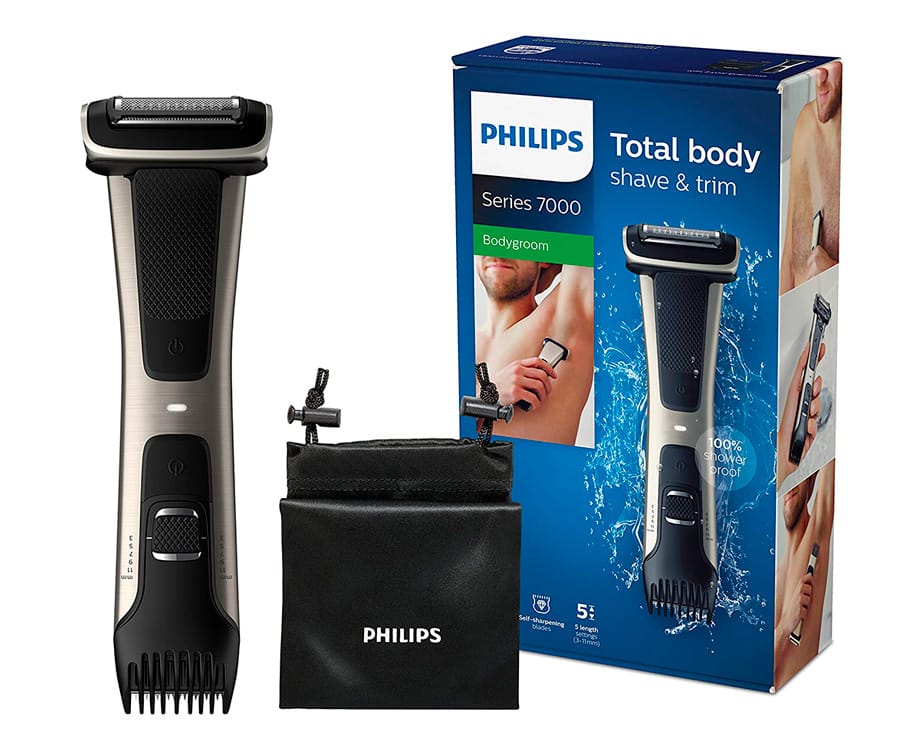 PHILIPS Bodygroom Series 7000 BG7025/15 / Afeitadora y recortadora en seco y mojado de barba y corporal