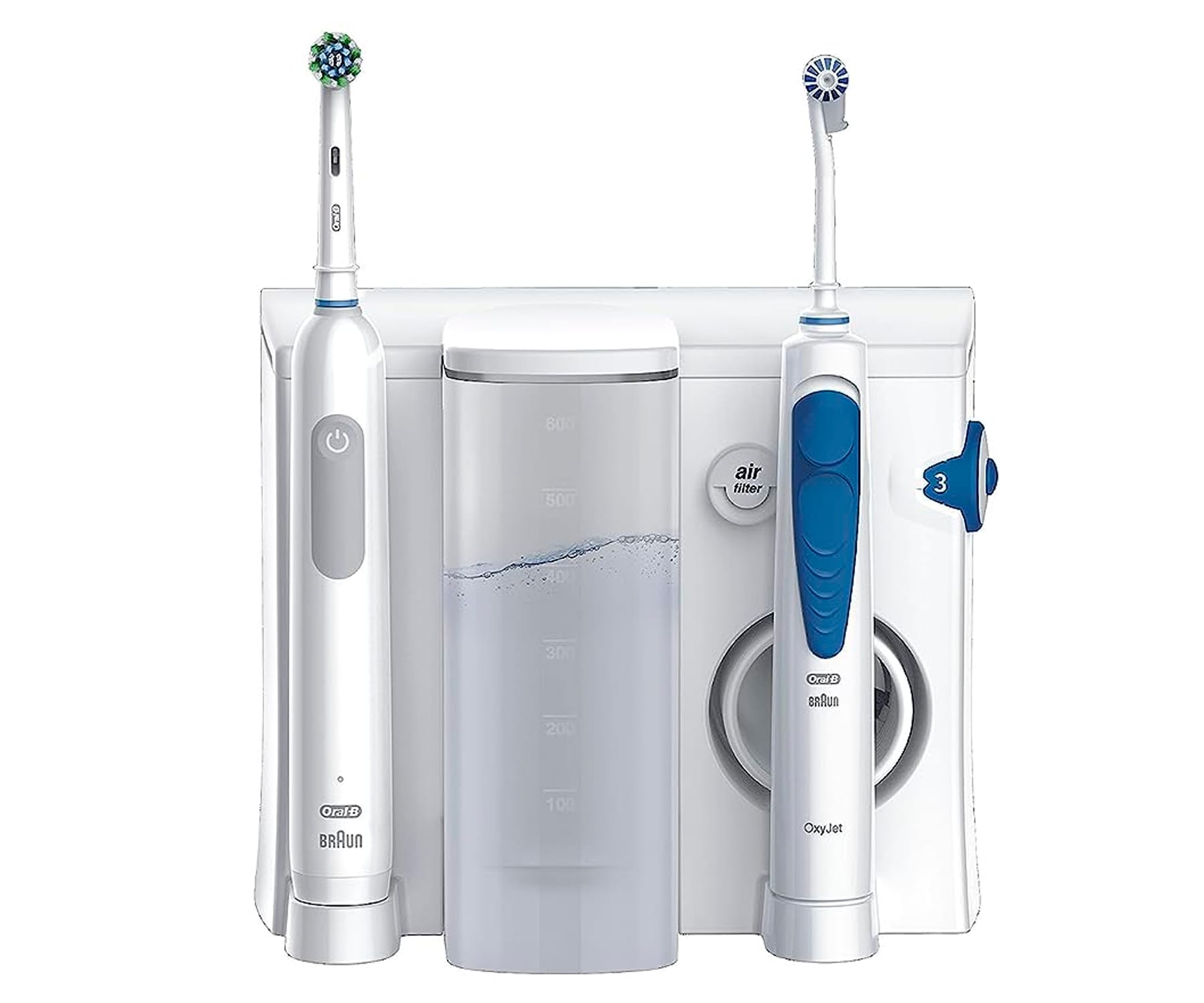 BRAUN Oral-B Series Pro 1 White + OxyJet / Cepillo de dientes eléctrico + Irrigador dental