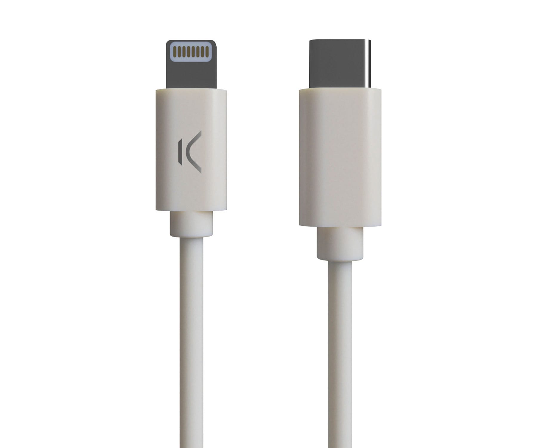 KSIX B0914CUC01 Blanco / Cable USB-C (M) a Lightning (M) 1m