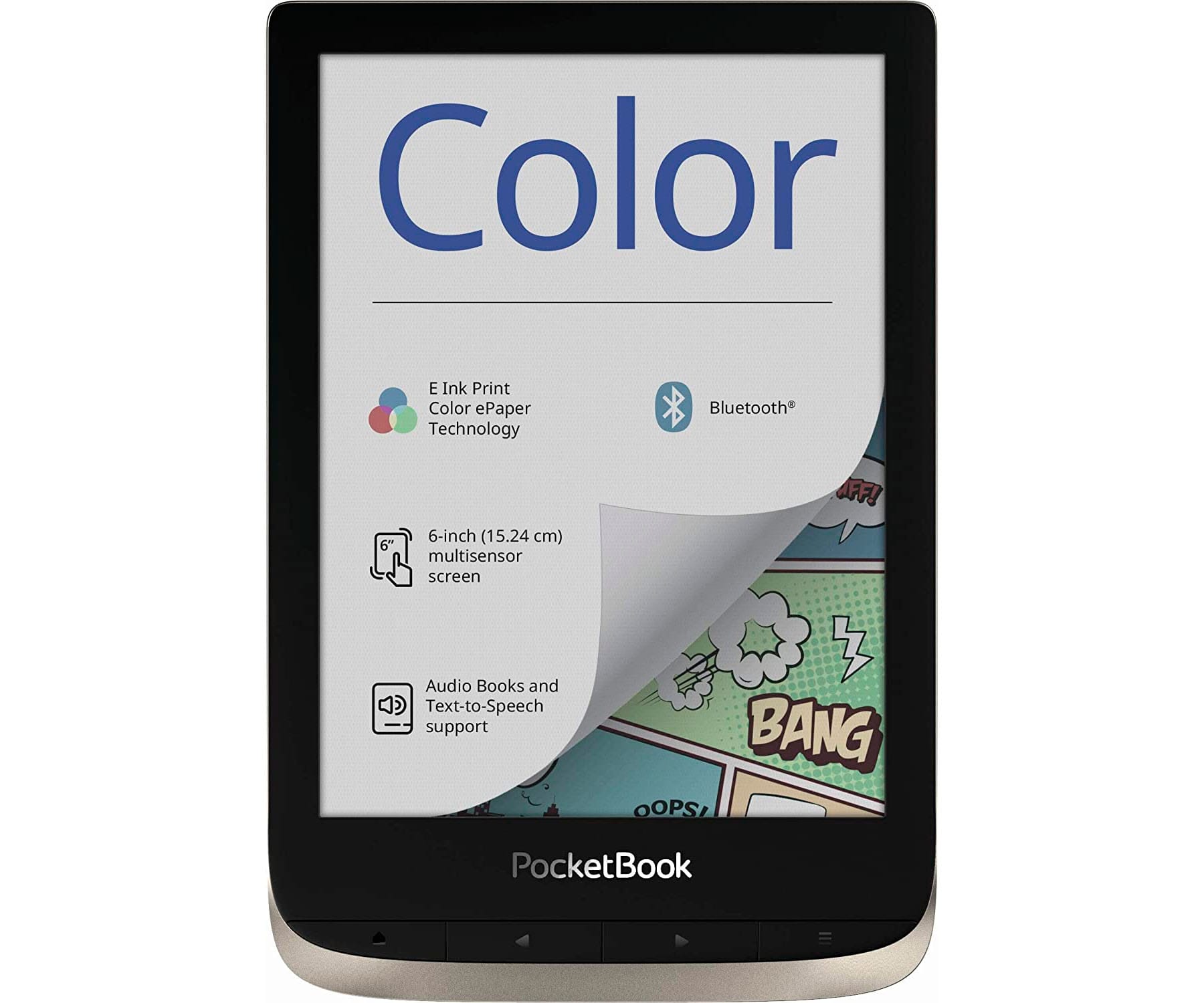 PocketBook Color Moonsilver / Lector de libros electrónicos 6" 16GB