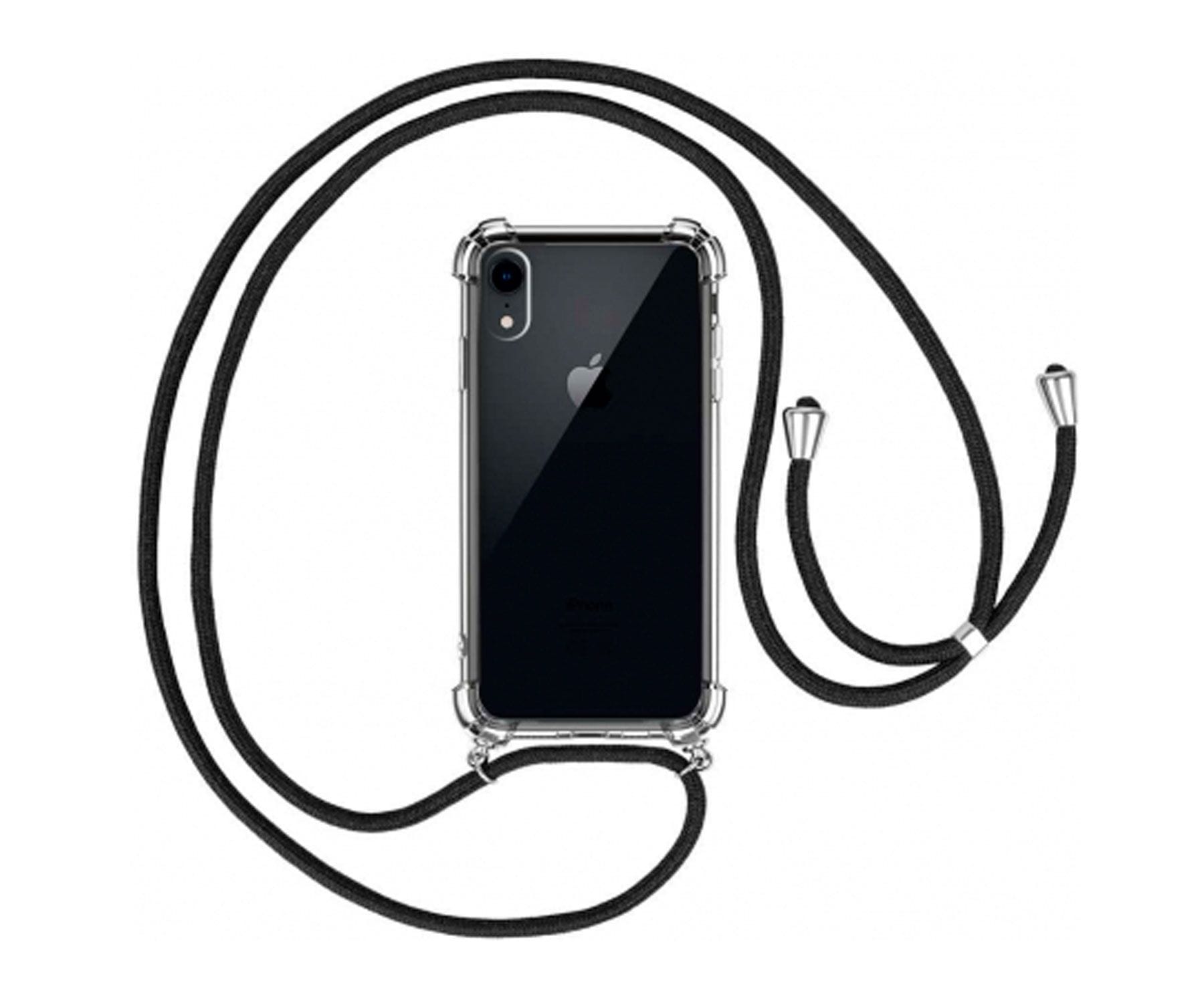 Akashi Funda silicona con cuerda / Apple iPhone XR