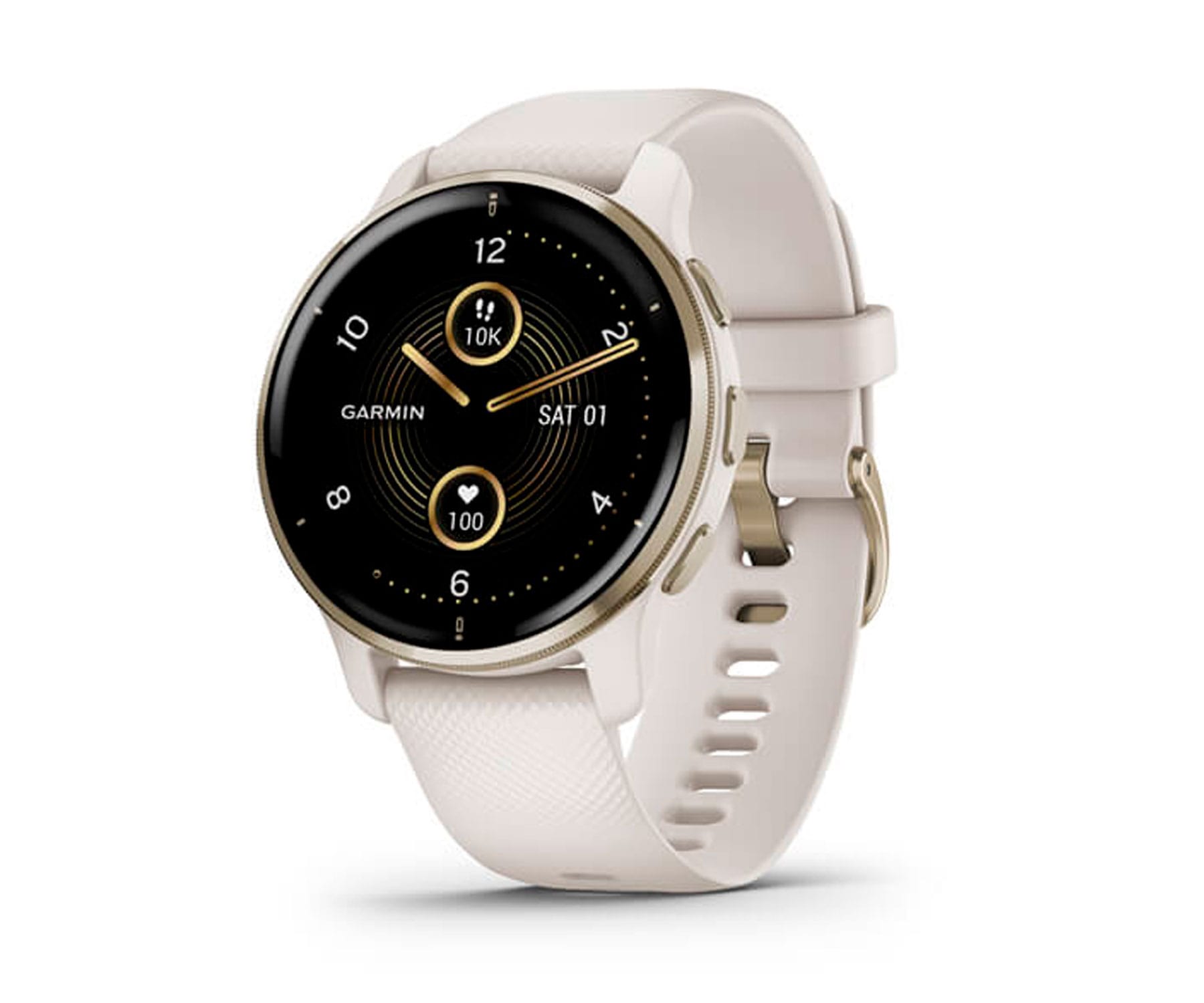 GARMIN Venu 2 Plus White Cream Gold / Smartwatch 43mm