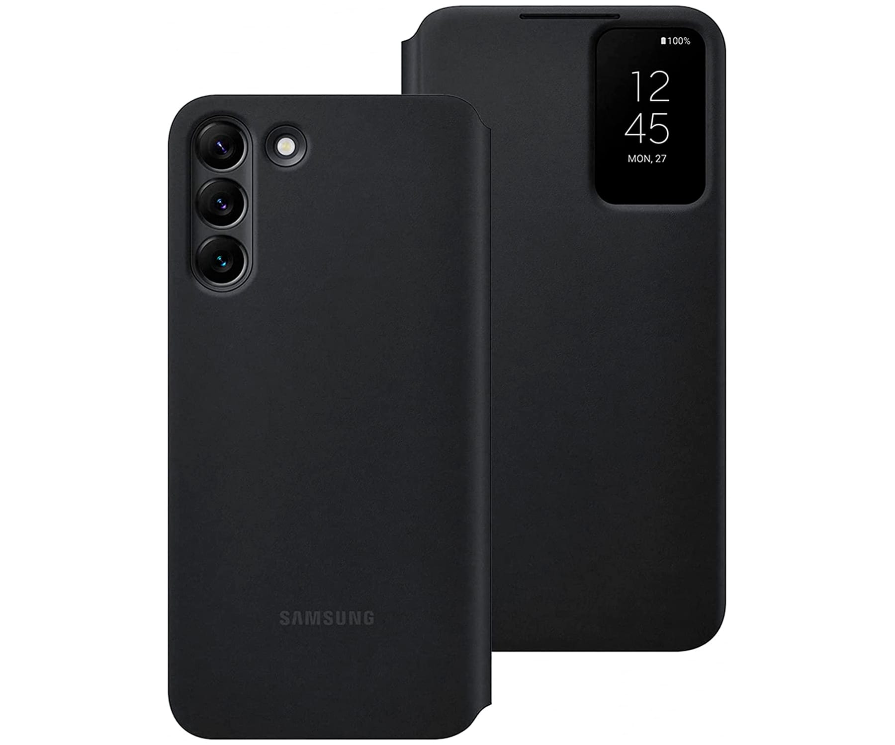 Samsung Smart Clear View Cover Black / Samsung S22+