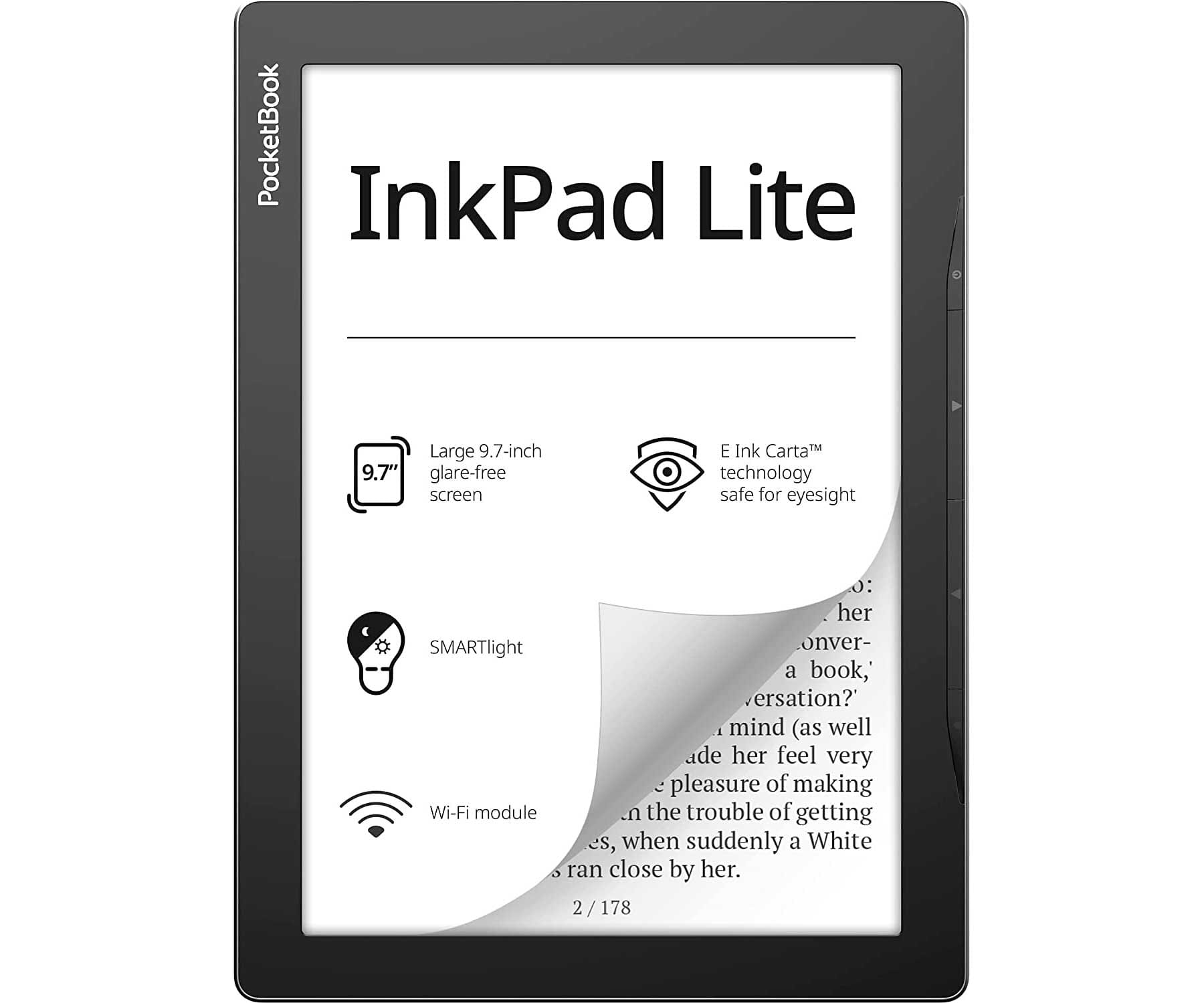 PocketBook InkPad Lite Mist Grey / Lector de libros electrónicos 9.7" 8GB