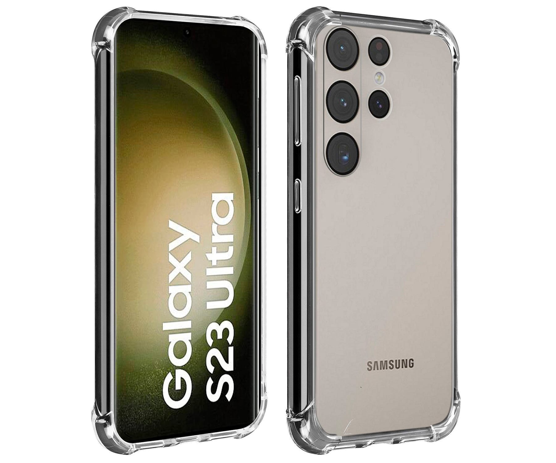 AKASHI Trasera silicona transparente / Samsung S23 Ultra