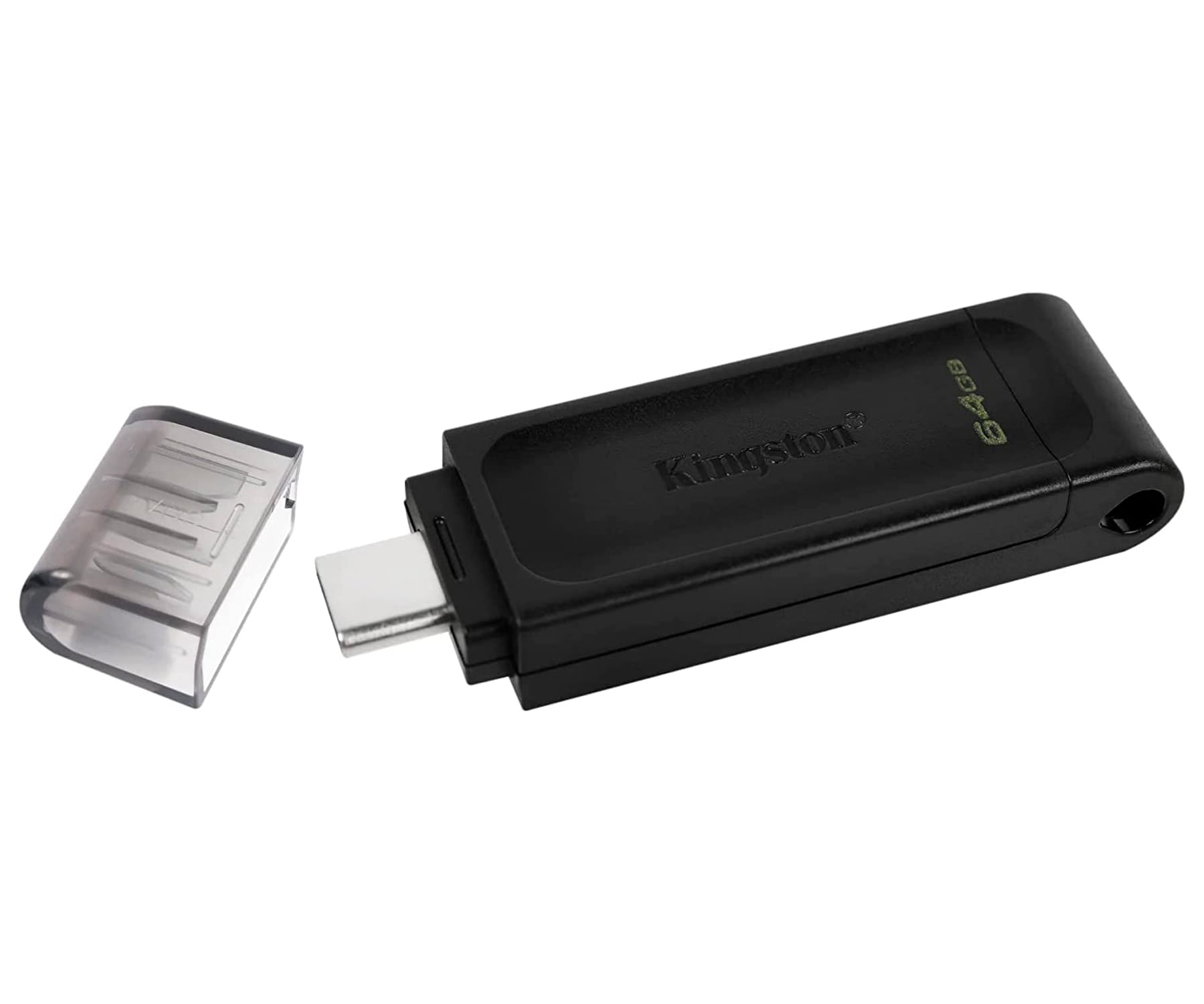 Kingston DataTraveler 70 Black / Pendrive 64GB USB-C 3.2