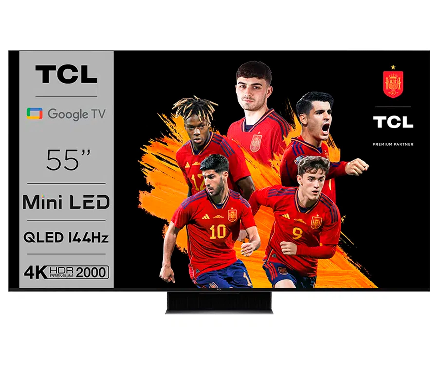 TCL 55C845 / Televisor Smart TV 55" QLED Mini-LED 144Hz UHD 4K HDR