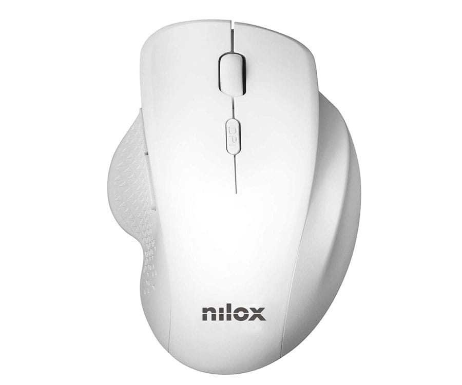 NILOX  NXMOWI3002 White / Ratón ergonómico inalámbrico
