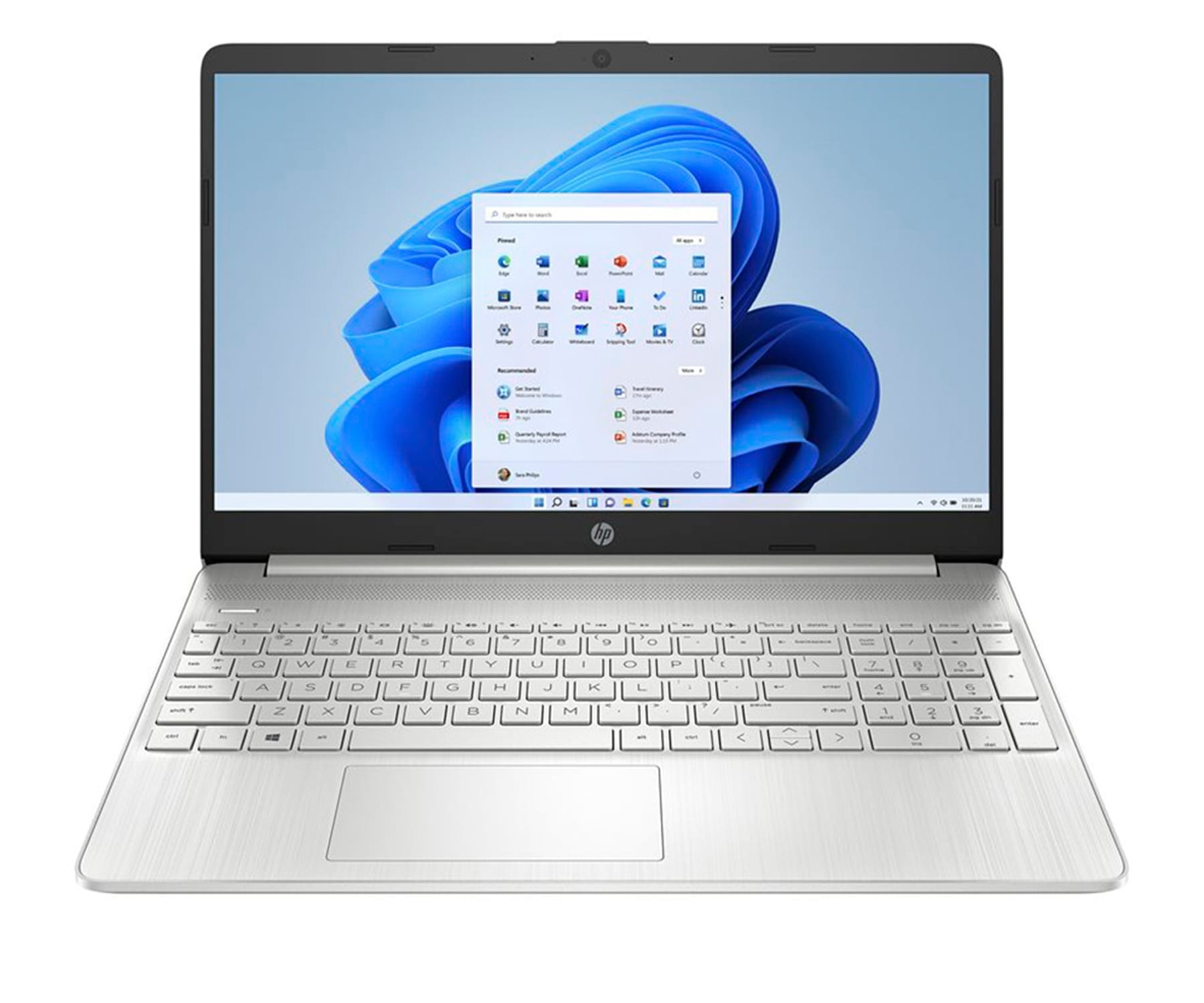 HP Laptop 15s Silver / 15.6" Full HD / AMD Ryzen 3 7320U / 8GB DDR5 / 256GB M2 NVMe / Windows