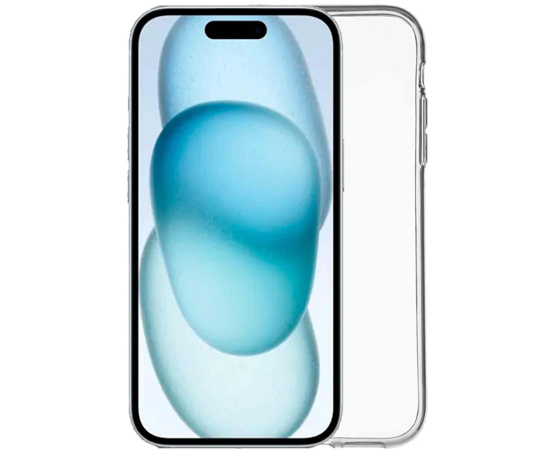 JC Trasera de silicona transparente / Apple iPhone 15 Pro