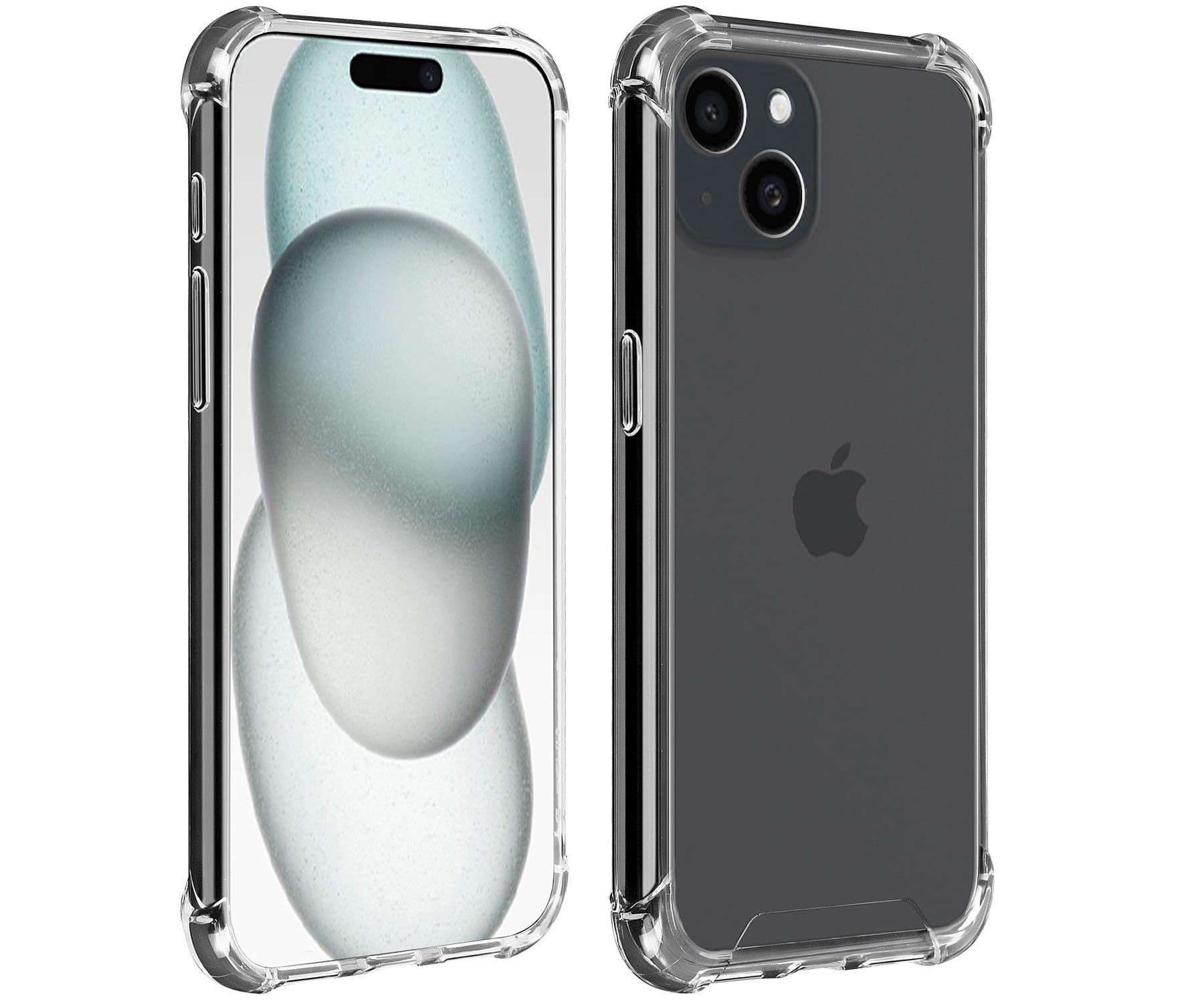 AKASHI Trasera de silicona transparente / Apple iPhone 15 Plus