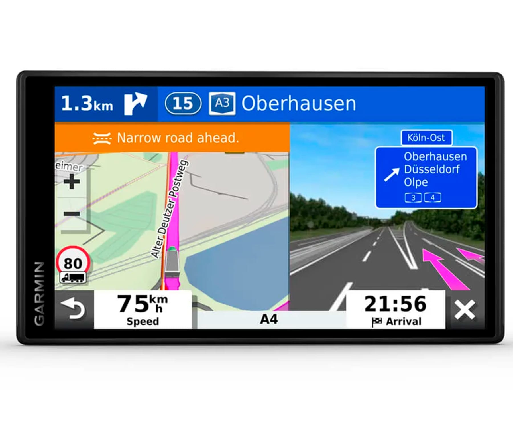 GARMIN dezl LGV500 / Navegador GPS para camiones 5.5" con mapas Europa