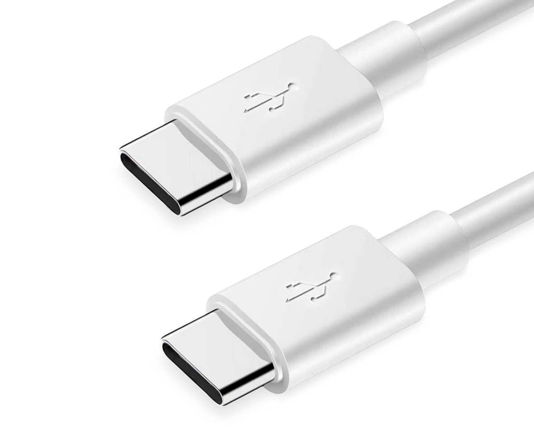 JC Blanco / Cable USB-C (M) a USB-C (M) 1m