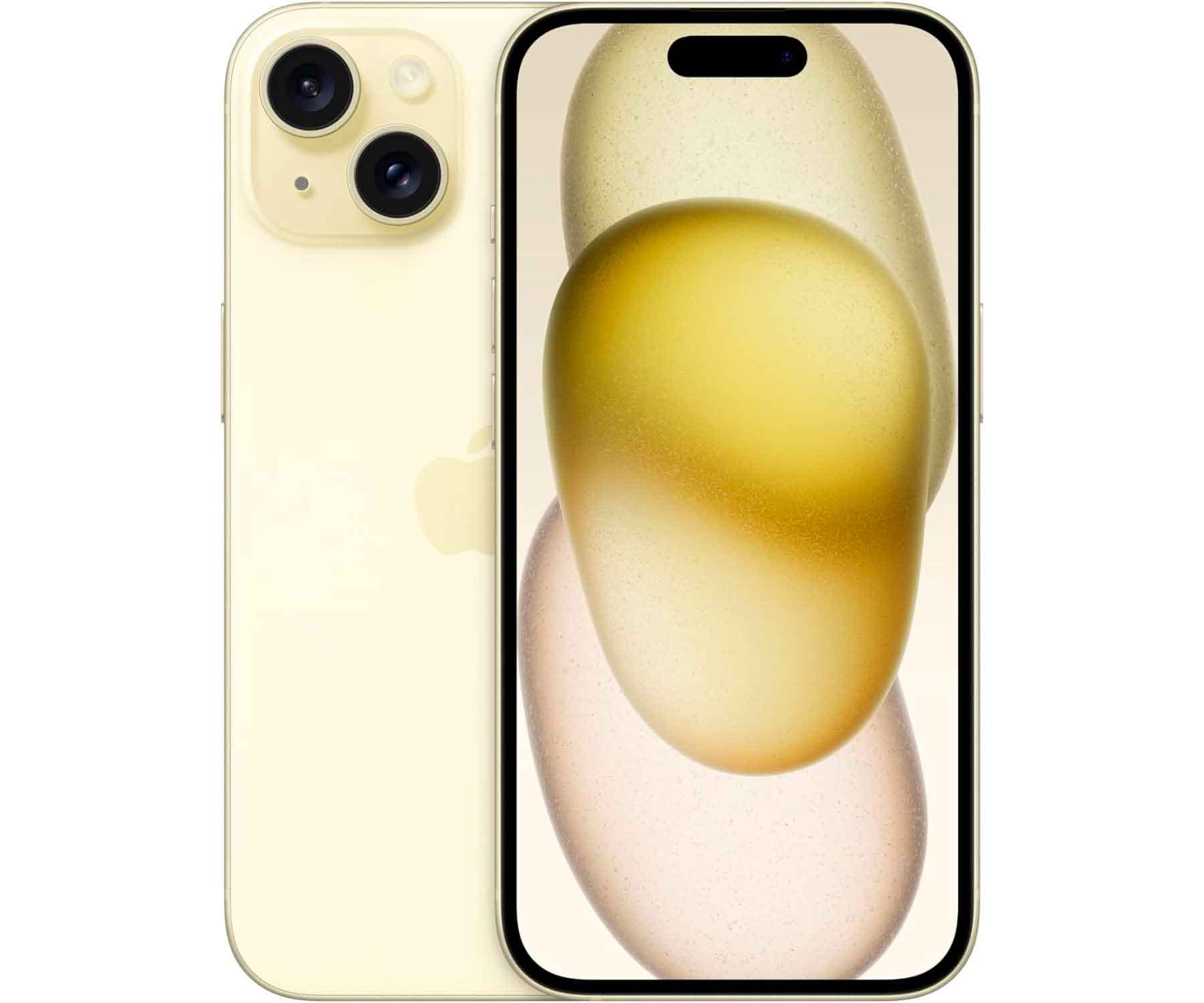 Apple iPhone 15 Yellow / 6+512GB / 6.1" OLED Full HD+