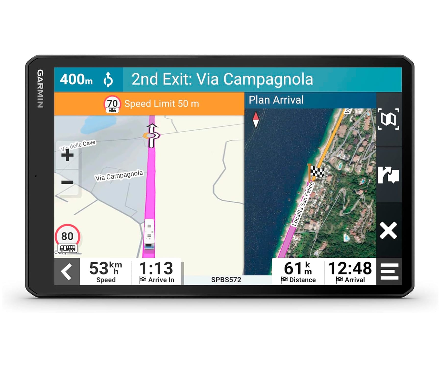 GARMIN Camper 1095 / Navegador GPS para autocaravana 10" con mapas de Europa