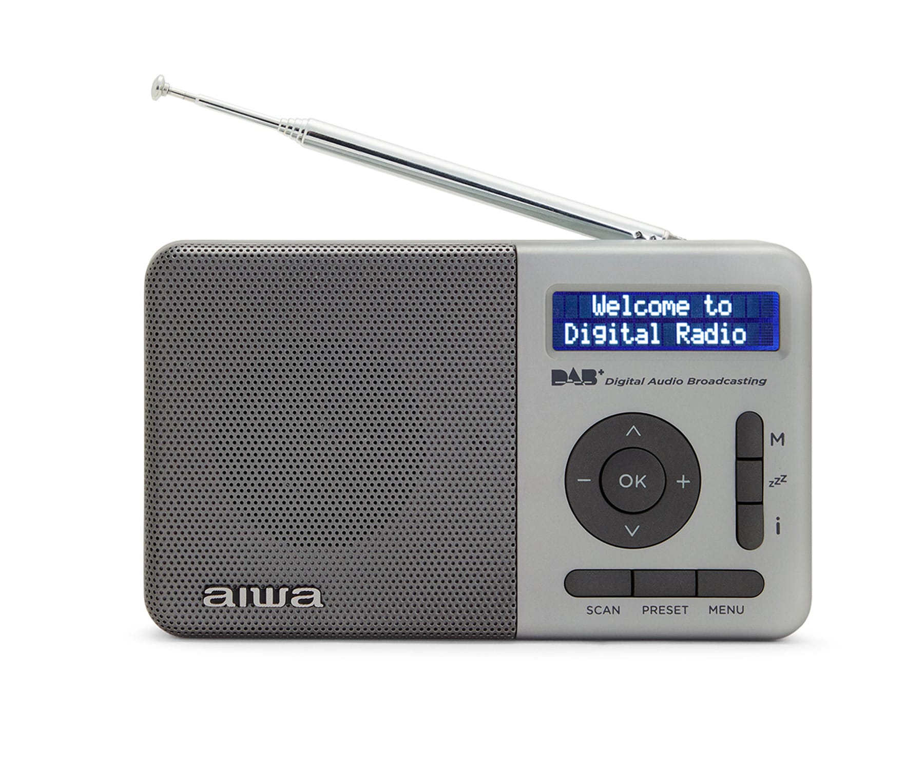 aiwa RD-40DAB/SL Silver / Radio portátil digital DAB+/ FM -RDS