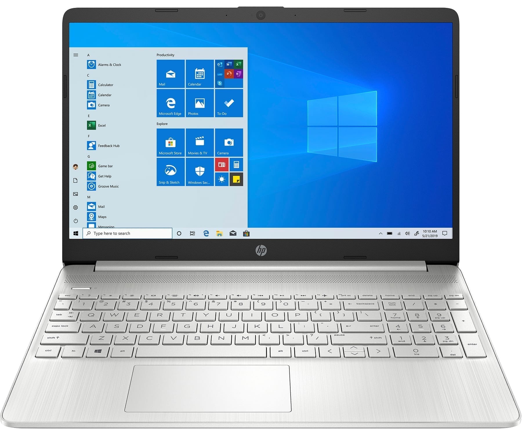 HP Laptop 15s Silver / 15.6" Full HD / Intel Core i7-1255U / 16GB DDR4 / 512GB M2 NVMe / Windows