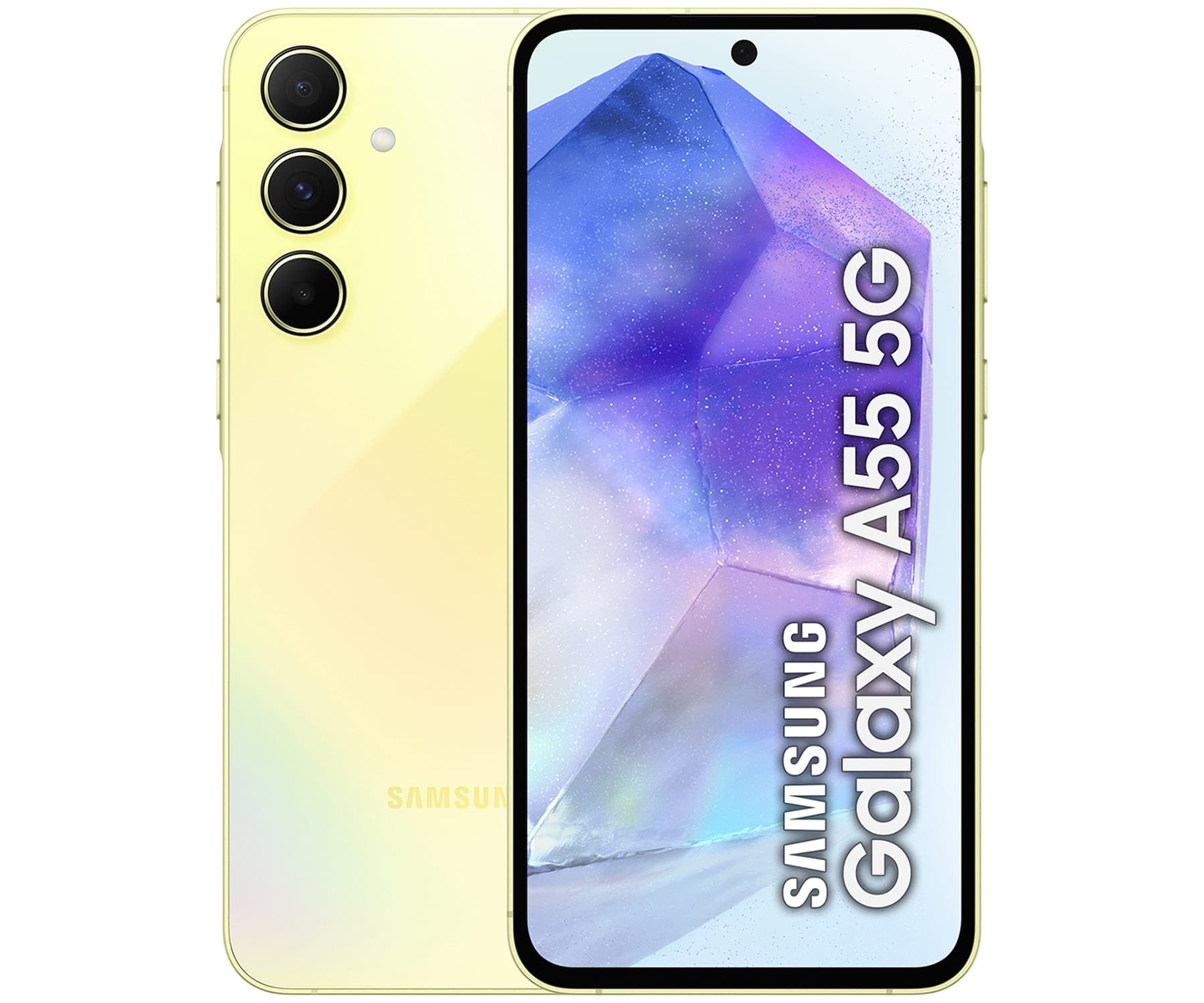 Samsung Galaxy A55 5G Awesome Lemon / 8+256GB / 6.6" AMOLED 120Hz Full HD