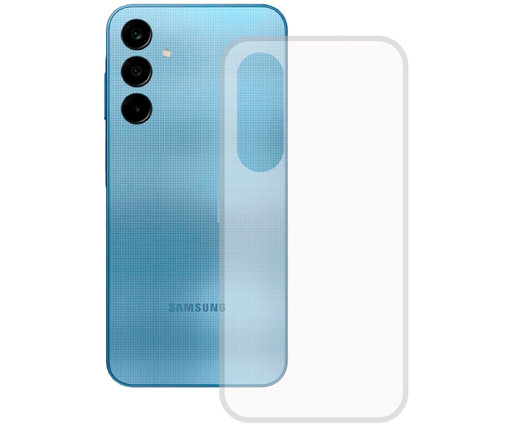 KSIX Trasera de silicona transparente / Samsung Galaxy A25