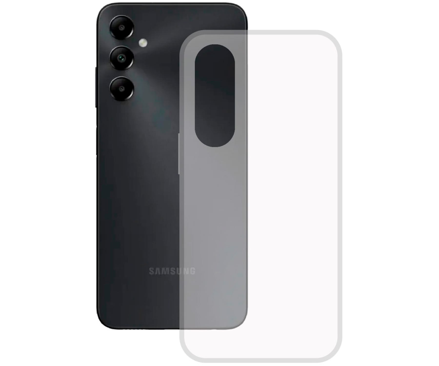 KSIX Trasera de silicona transparente / Samsung Galaxy A05s