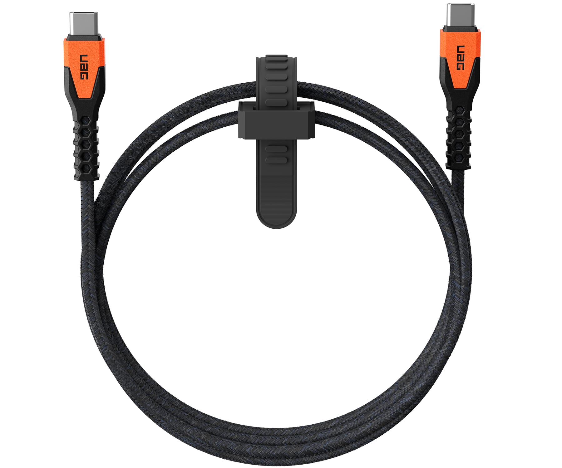 UAG Kevlar PD 60W Black-Orange / Cable USB-C (M) a USB-C (M) 1.5m