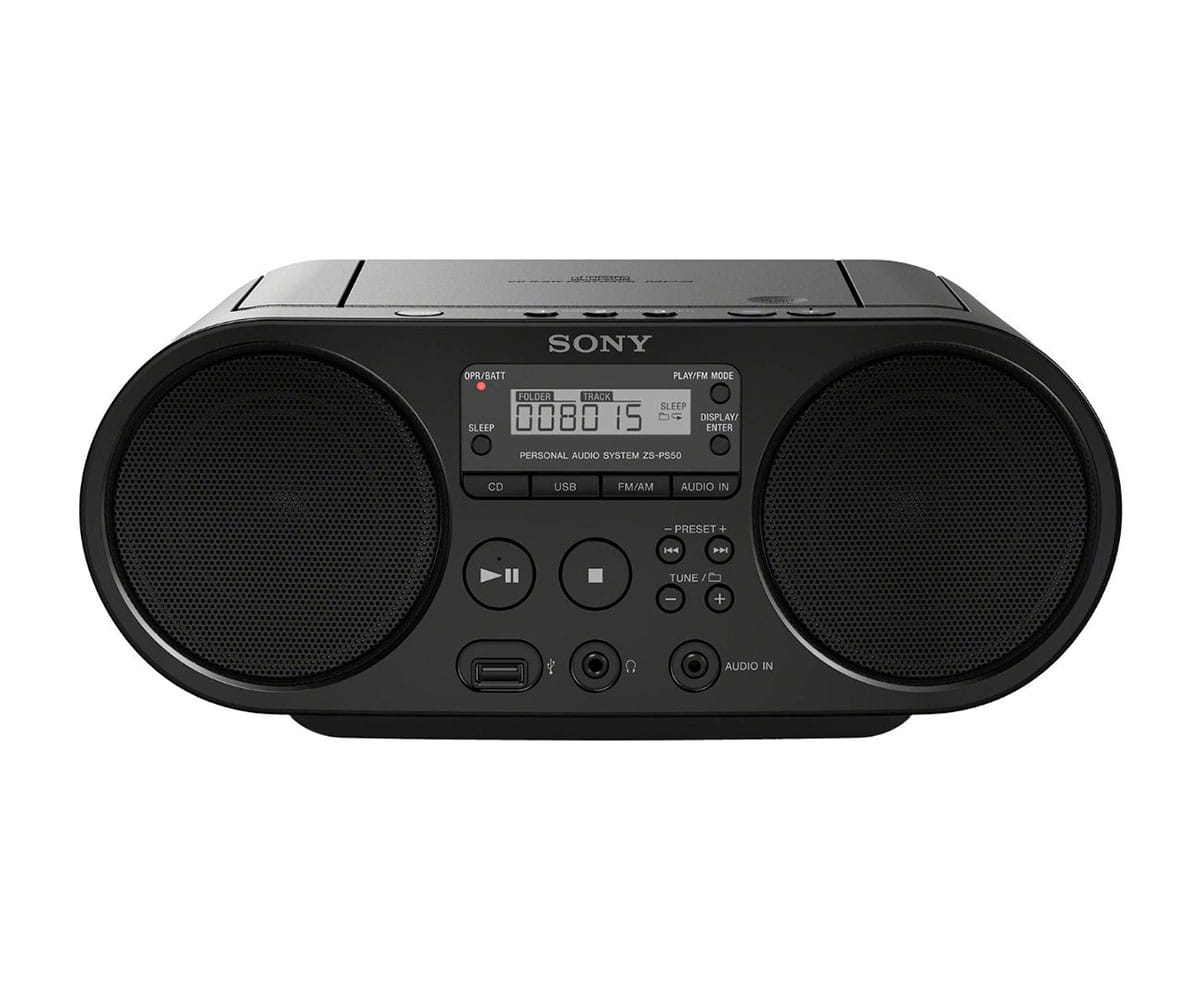 Sony ZSPS50B Negro / Radio CD portátil