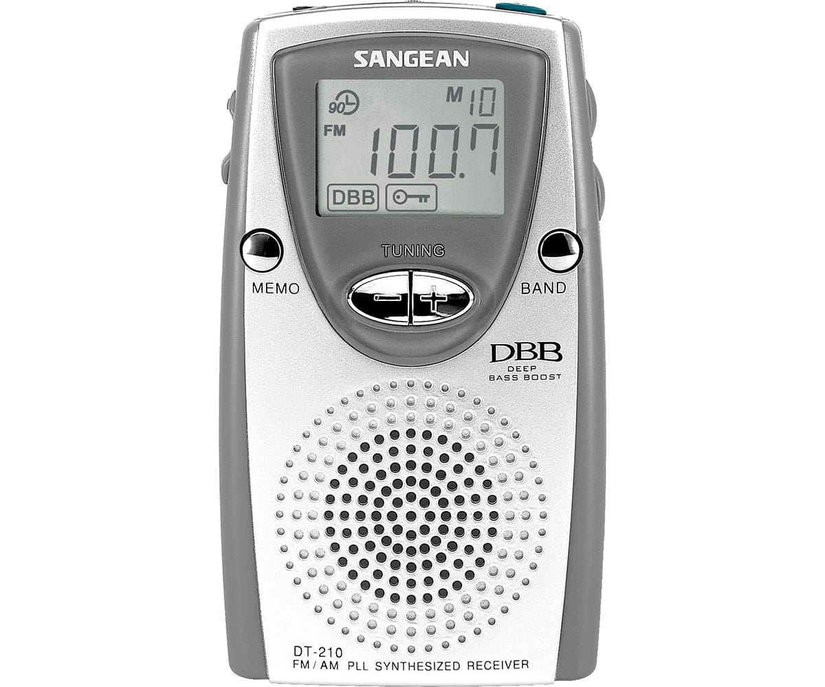 Sangean DT-210 Gris / Radio portátil