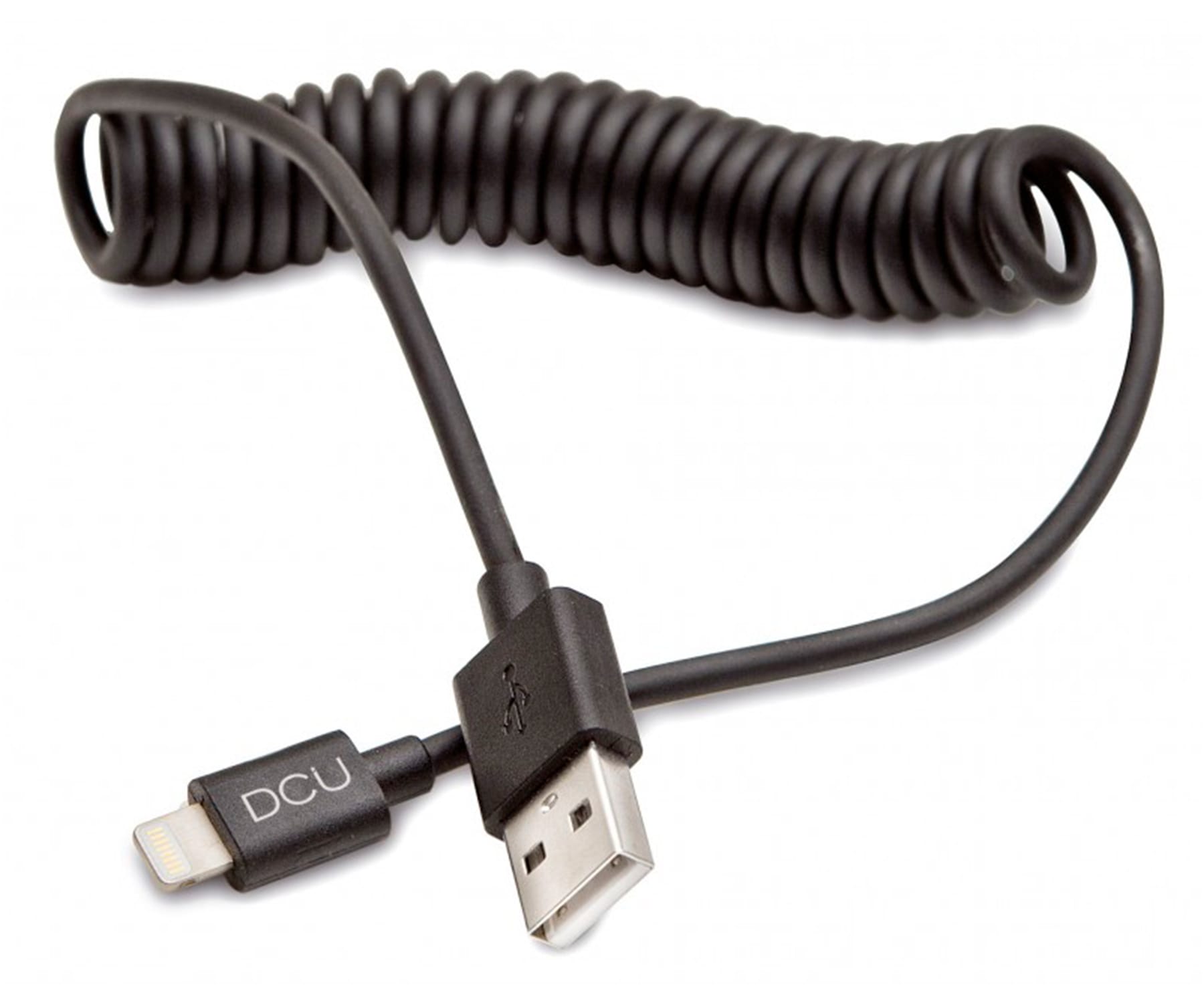 DCU Negro / Cable USB-A (M) a Lightning (M) 1,5m