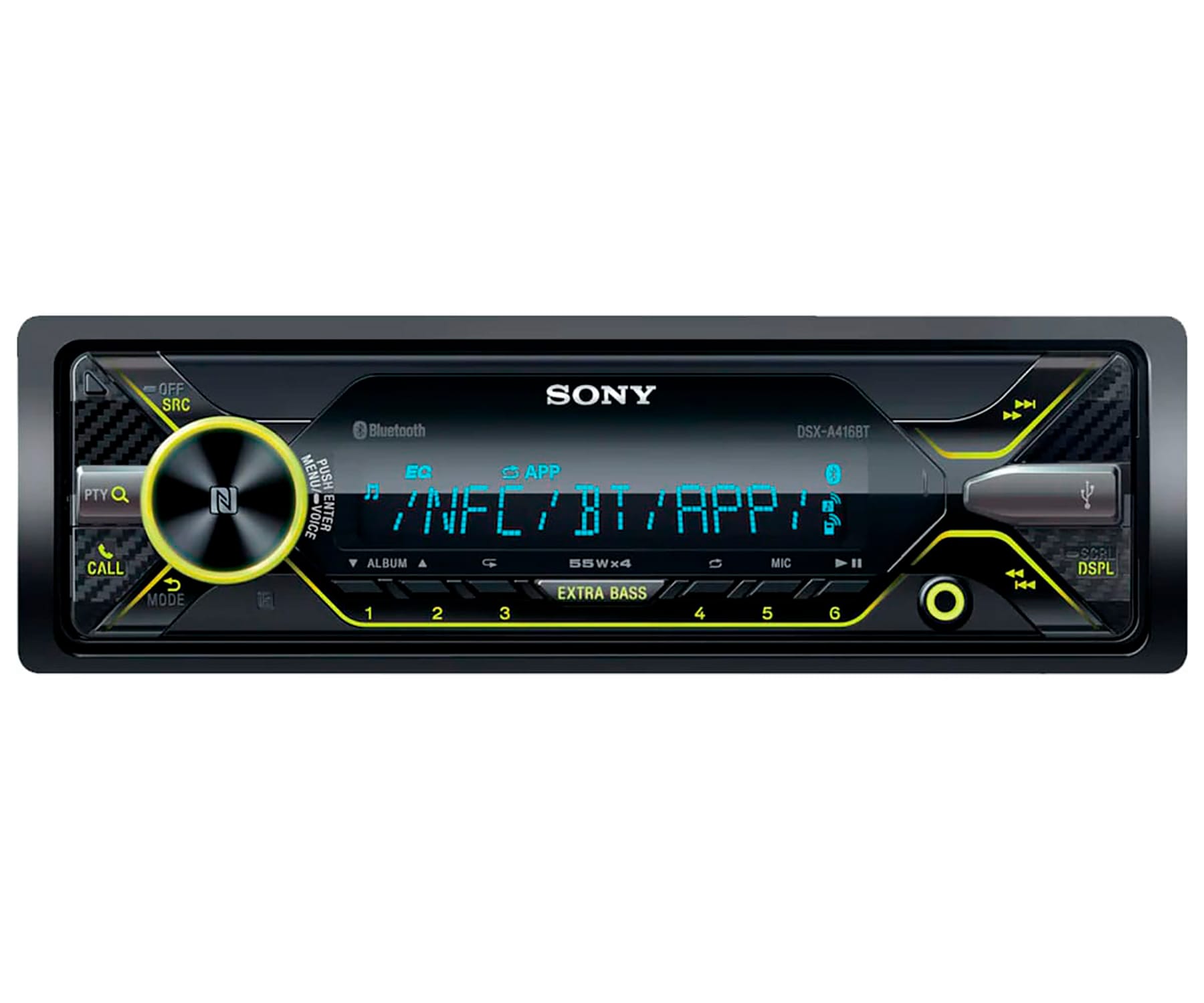 SONY DSX-A416BT Black / Autorradio