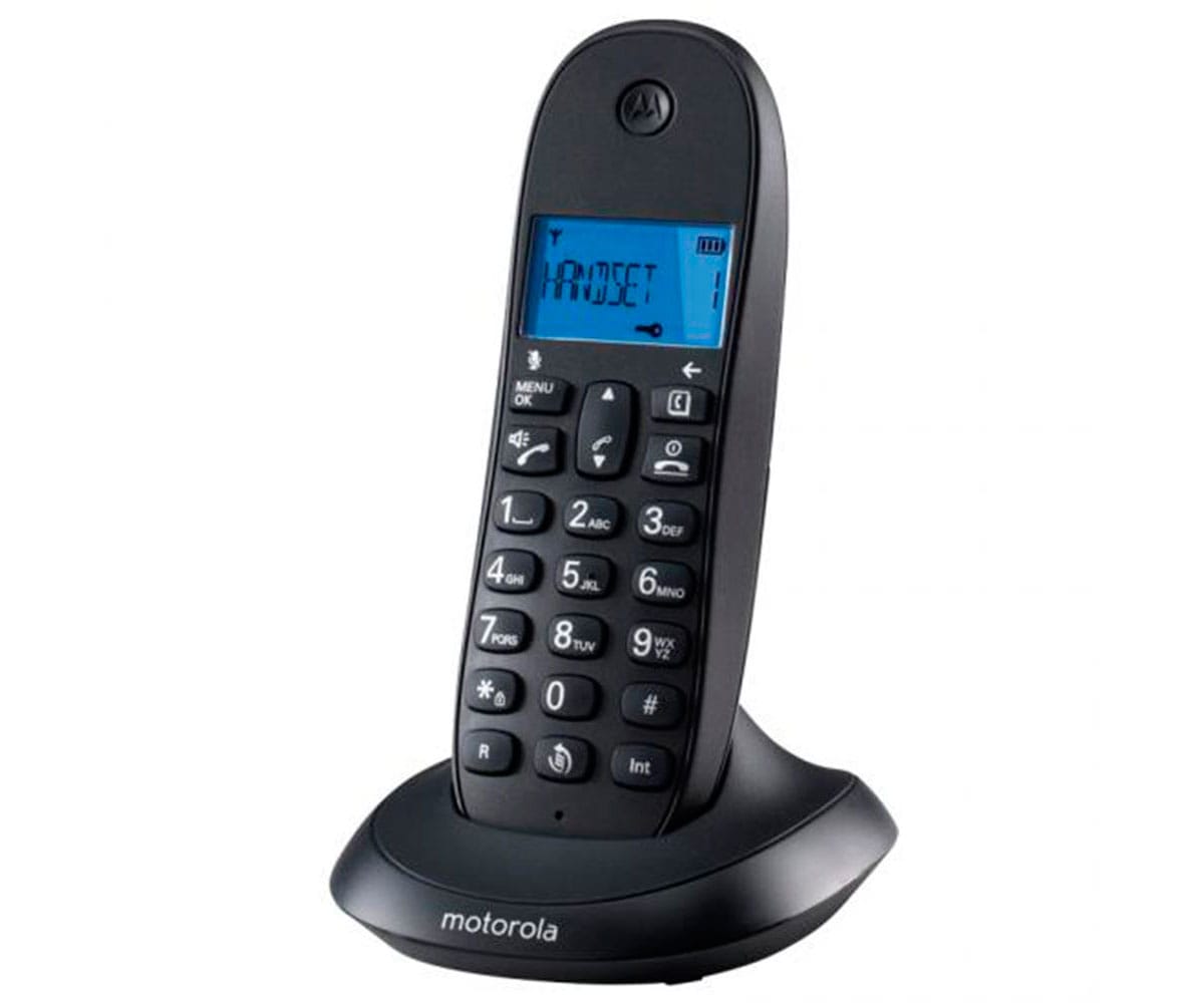 Motorola C1001LB+ Negro / Teléfono inalámbrico