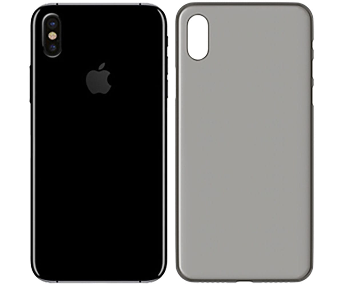 3MK Funda trasera Naturalcase Negro / Apple iPhone X