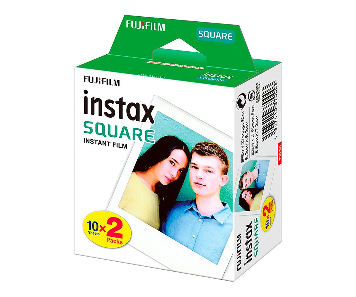 FUJIFILM Instax Square Instant Film (20) / Película fotográfica instantánea