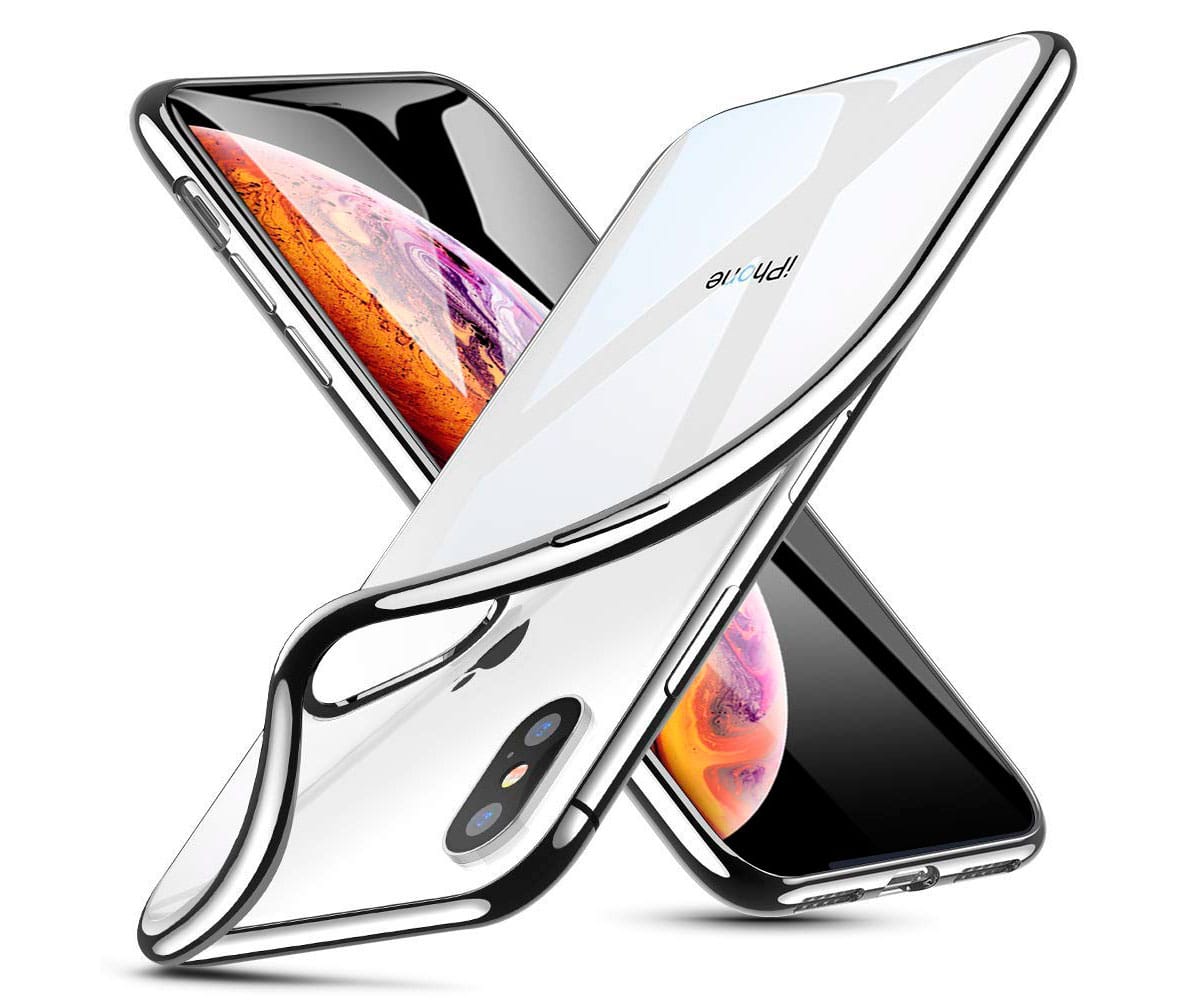 JC Funda trasera silicona Transparente / Apple iPhone XS Max