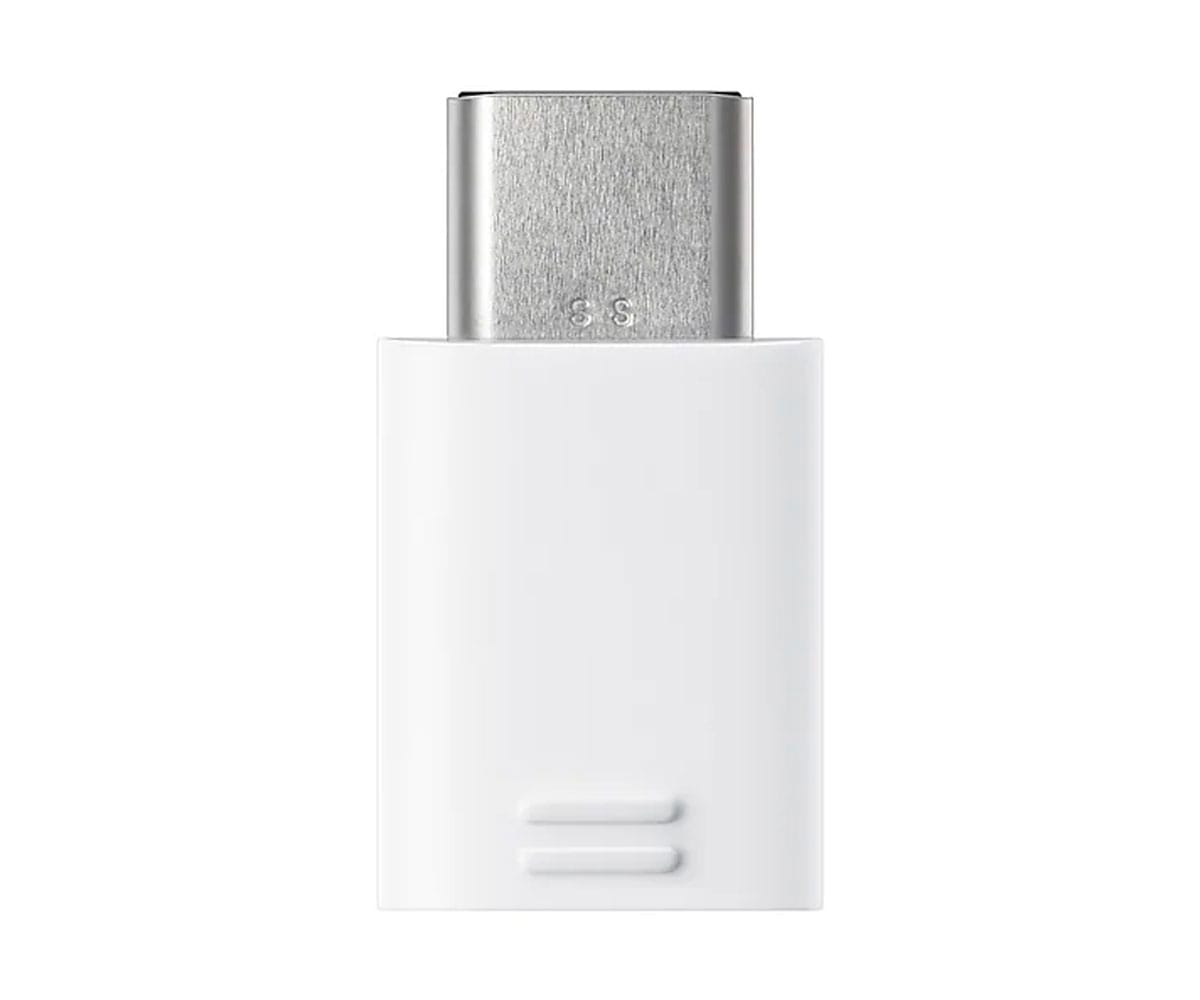 SAMSUNG EE-GN930BWEGWW Blanco / Adaptador microUSB (H) a USB-C (M) 2cm