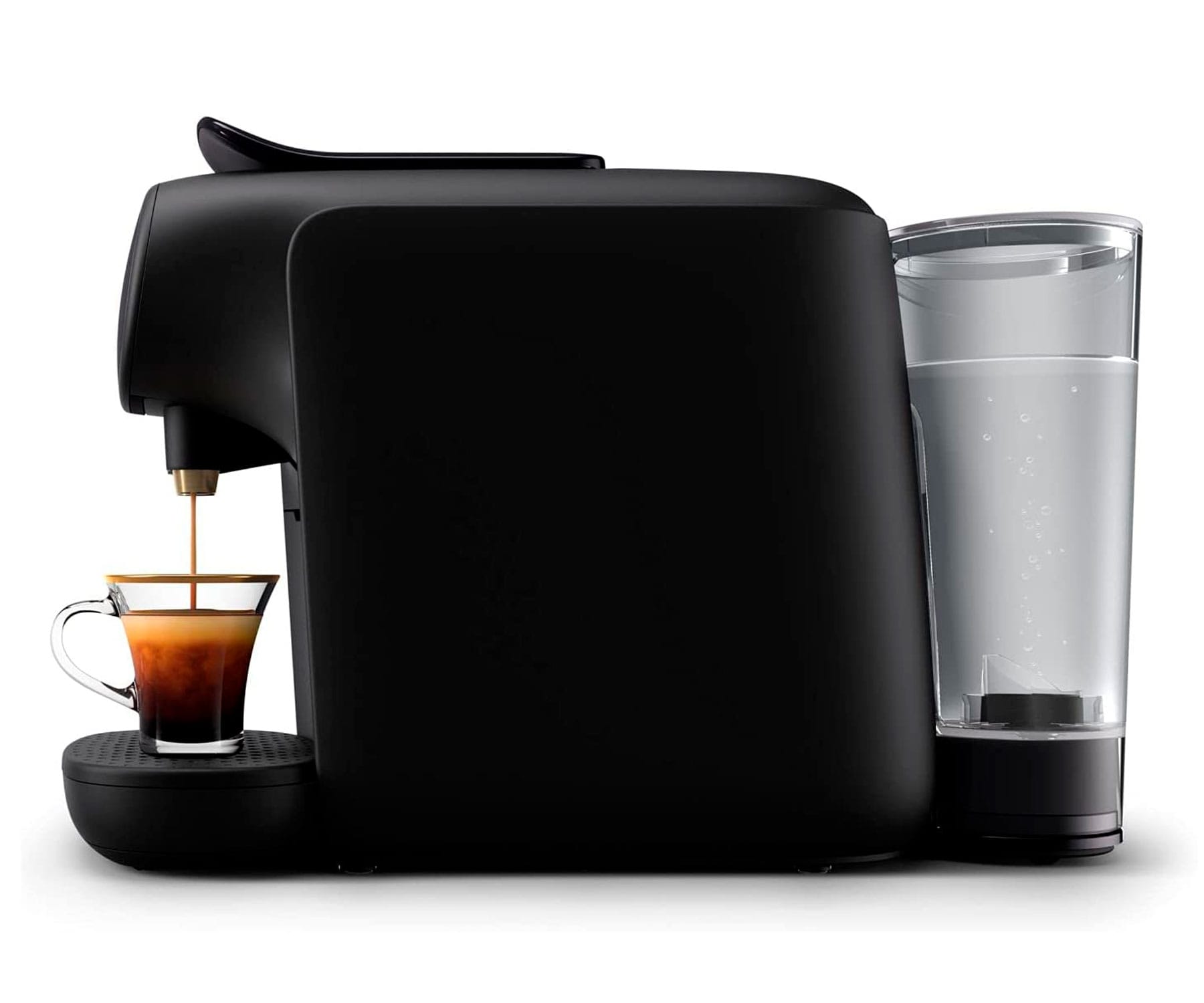 PHILIPS L'OR BARISTA NEGRA CAFETERA DE CÁPSULAS L'OR DOBLE CARGA AUTOMÁTICA  - homegallery.es