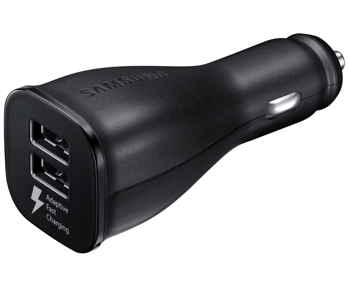 Samsung EP-LN920CBEGWW Negro / Cargador de vehículo 2x USB-A + Cable USB-C