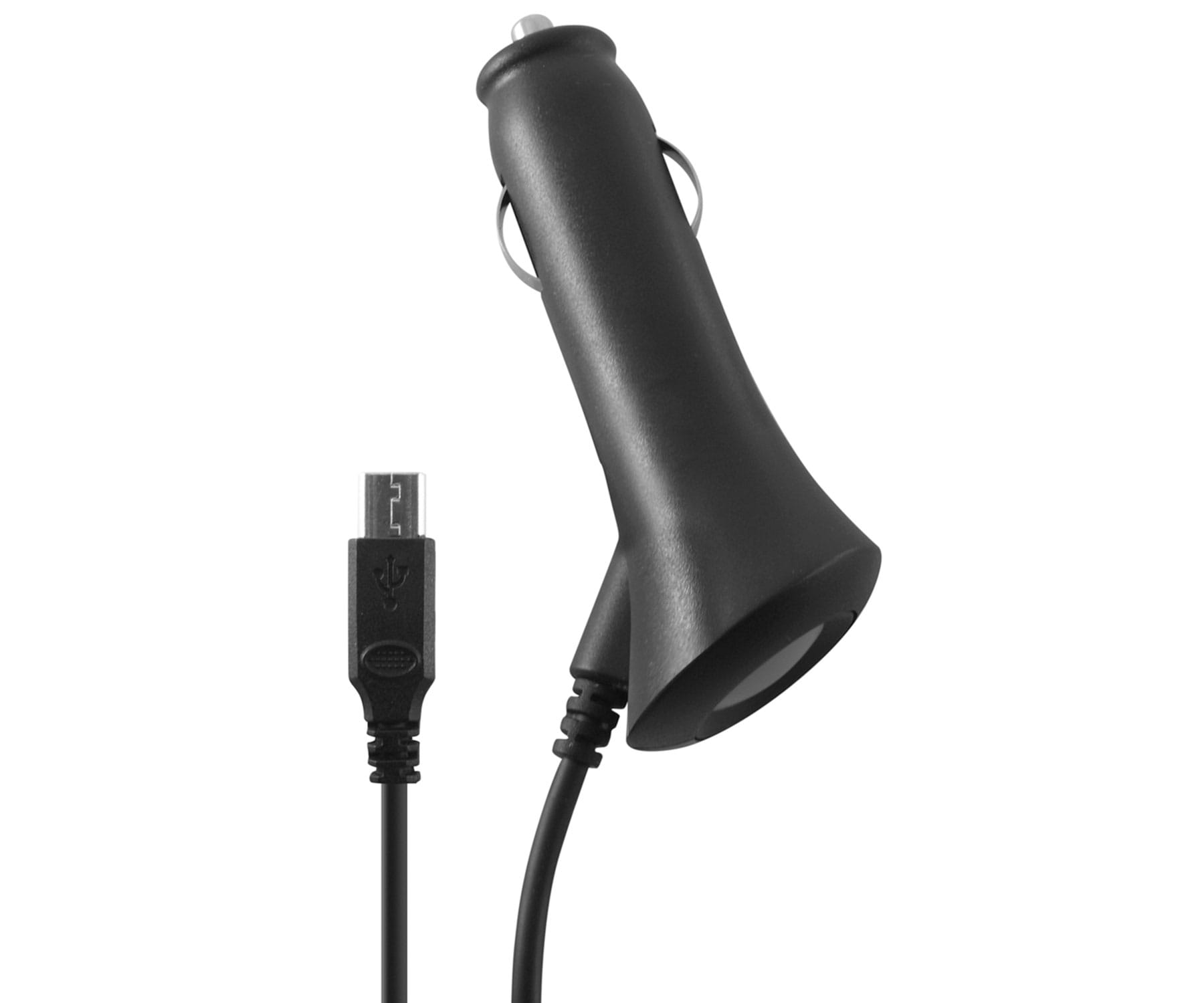 CONTACT L1740CR01 Negro / Cargador de vehículo microUSB