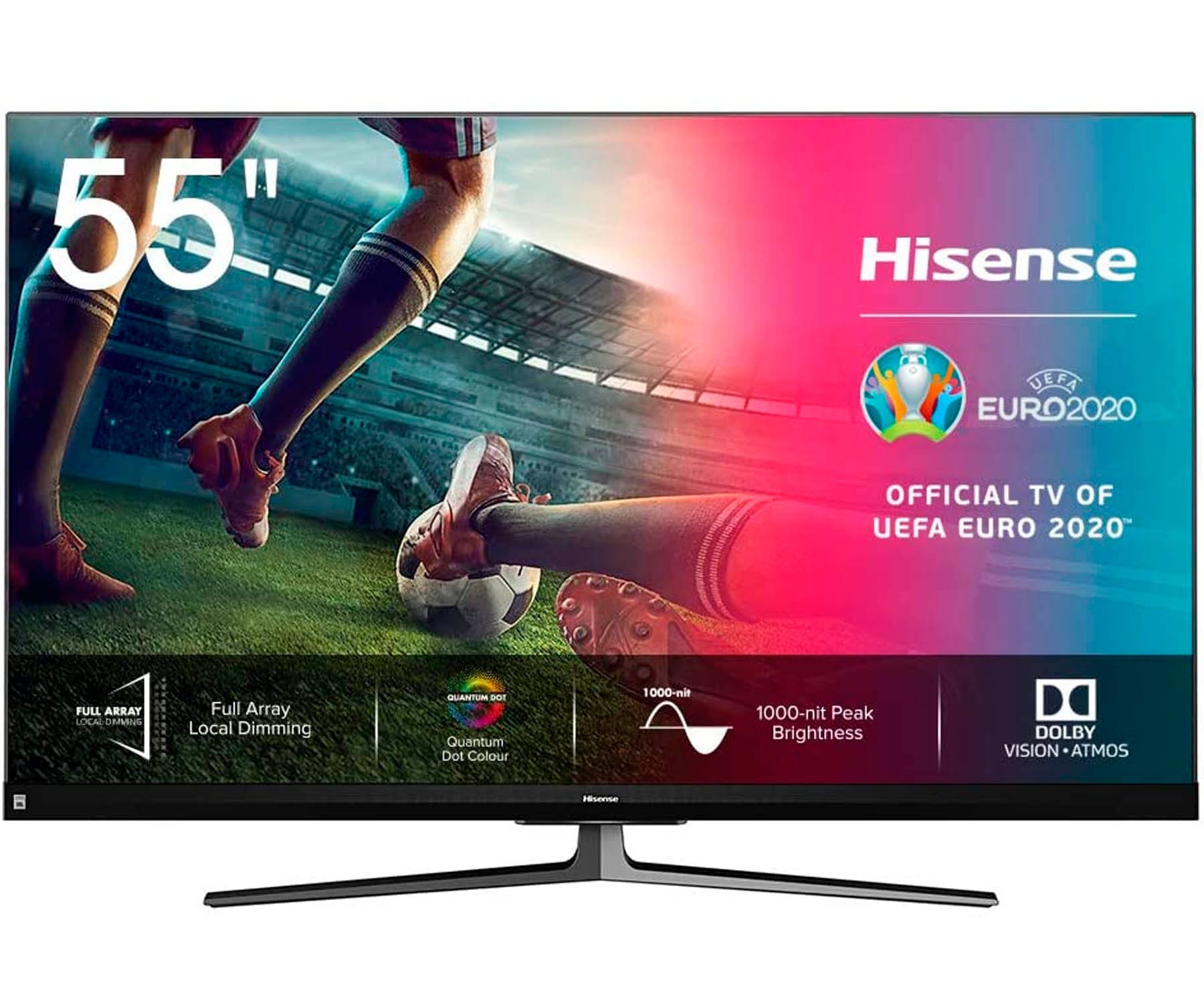 HISENSE H55U8QF TELEVISOR 55'' SMART TV ULED 4K UHD HDR 120Hz CI+ HDMI USB BLUETOOTH