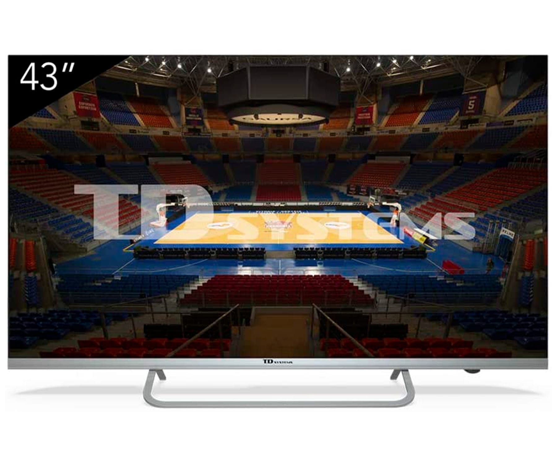 TD SYSTEMS K43DLX11US Televisor Plata Smart TV 43'' UHD 4K HDR