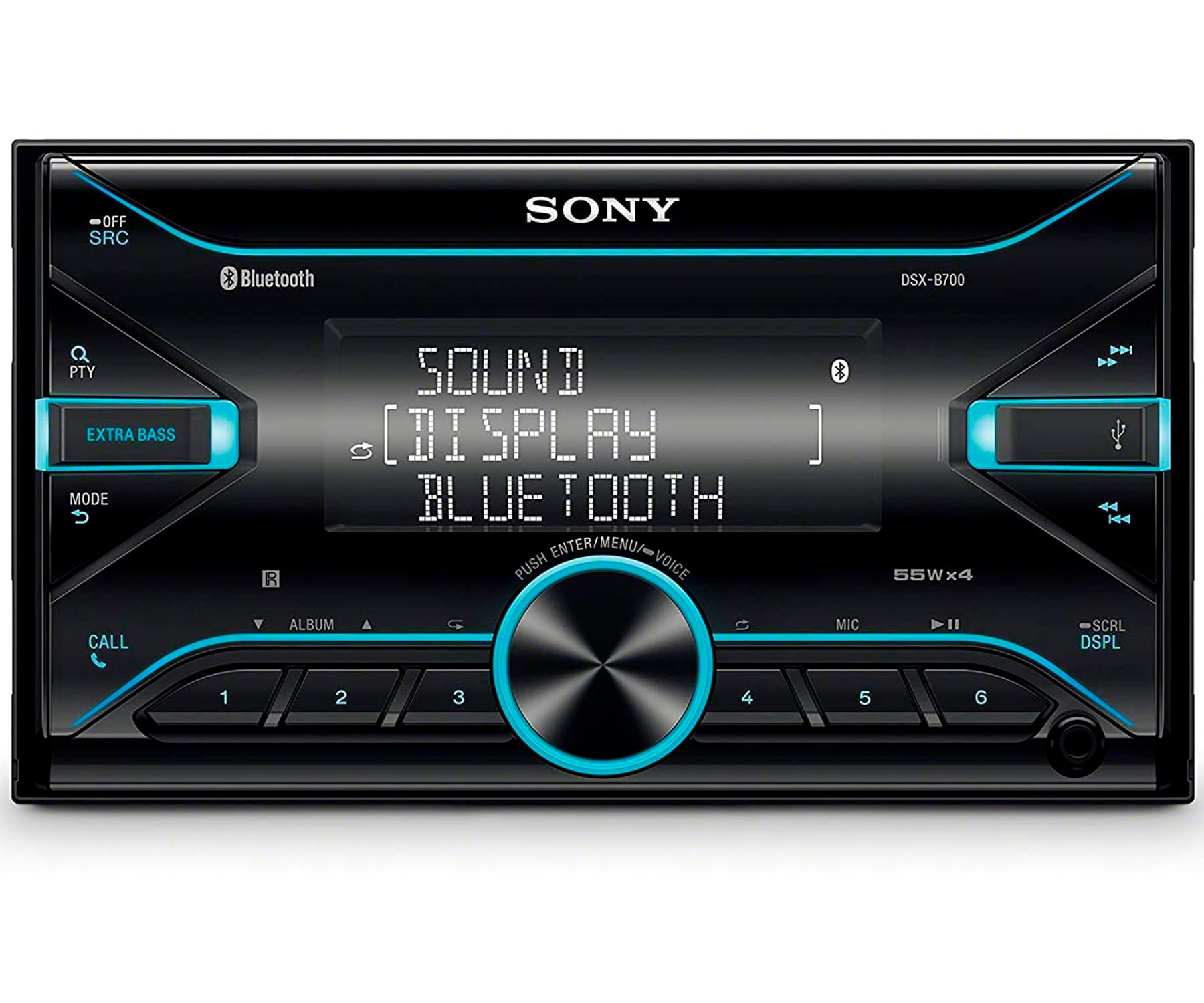 Sony Xav1500 Receptor Multimedia, Pantalla De 6.2'', Coche, Bluetooth,  Weblink