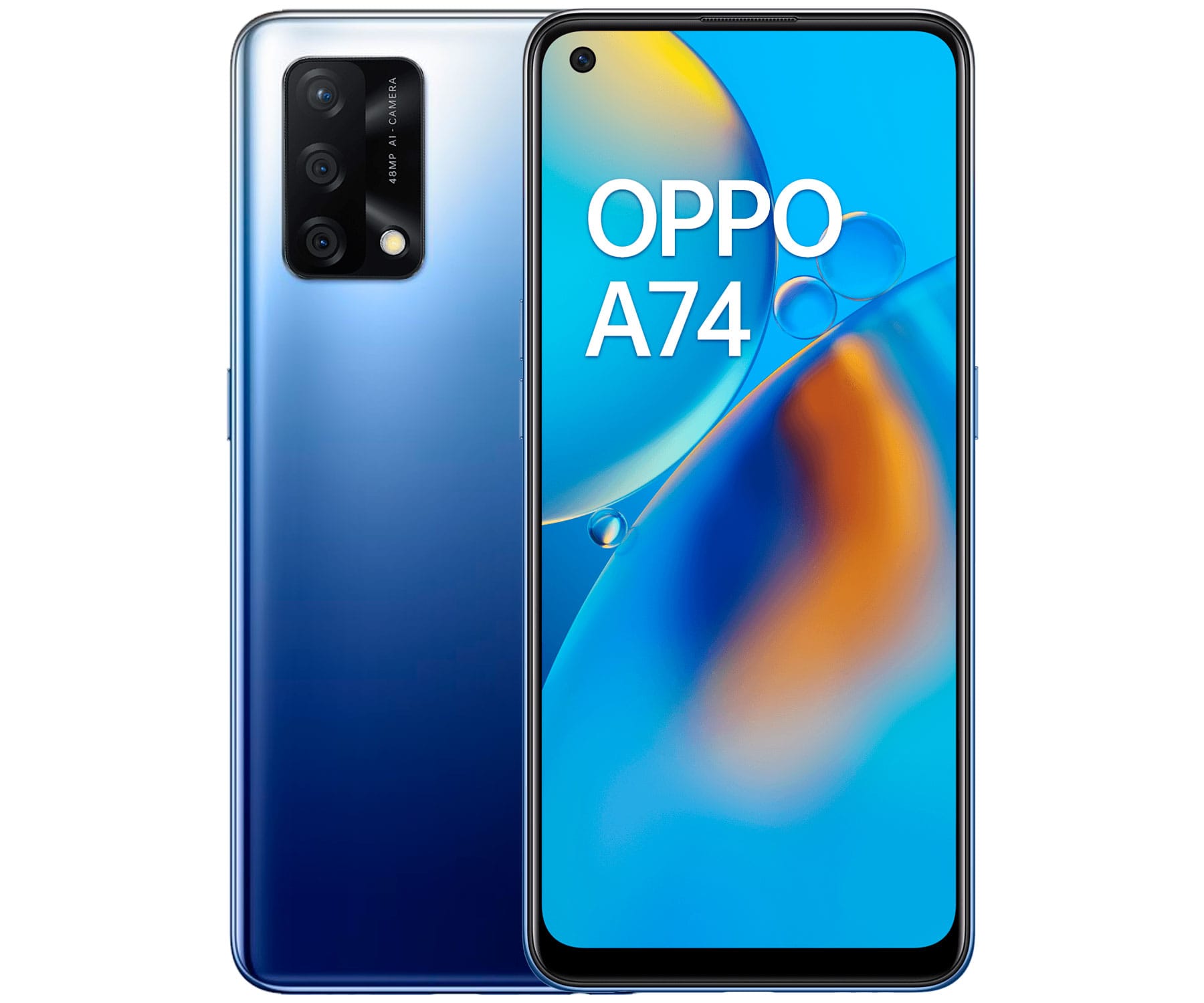 OPPO A74 Azul (Midnight blue) 4+128GB / 6.43" AMOLED 90Hz / Dual SIM