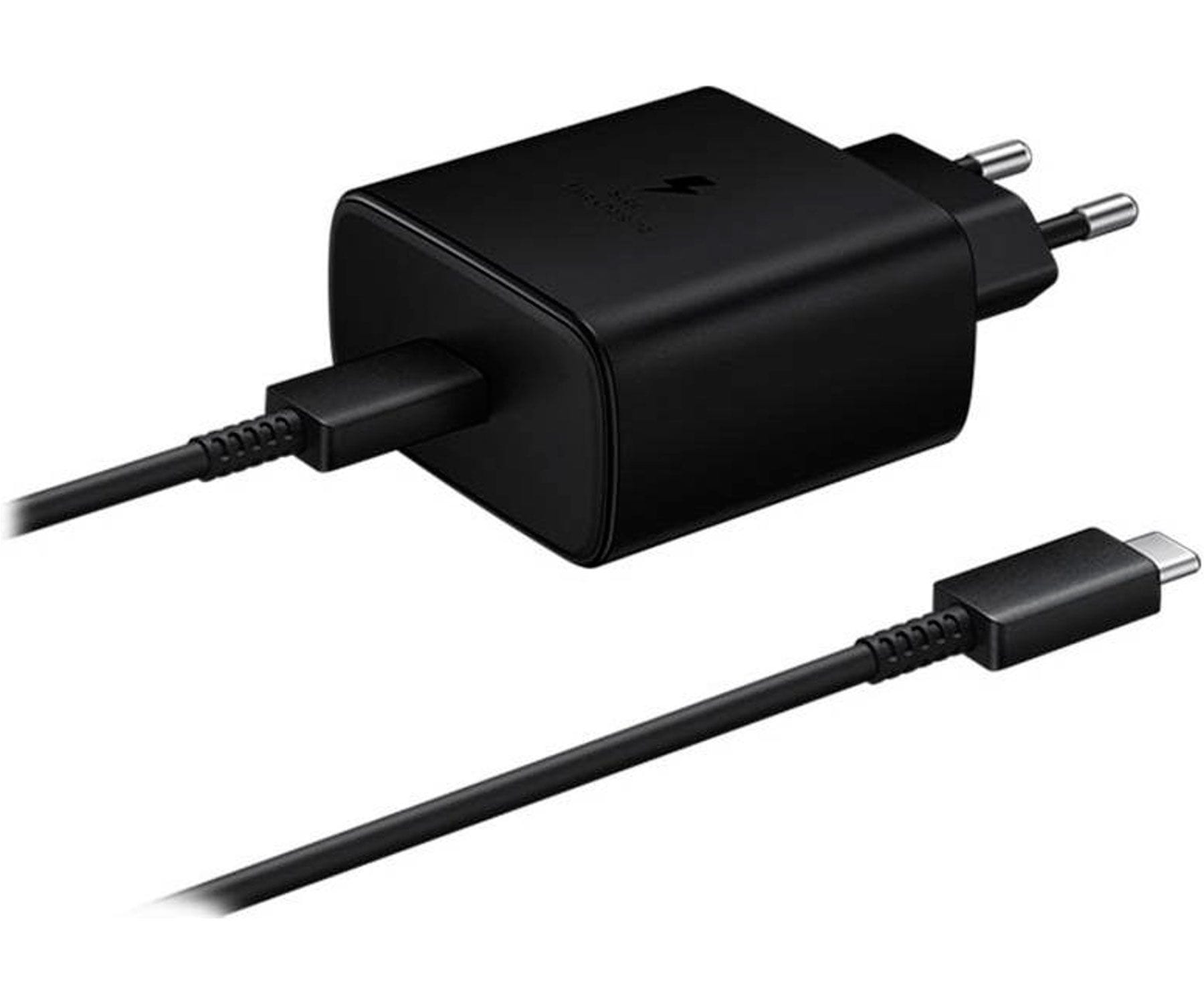 Samsung EP-TA845XWEGWW / Cargador de red eléctrica USB-C 45W + Cable USB-C 1 metro