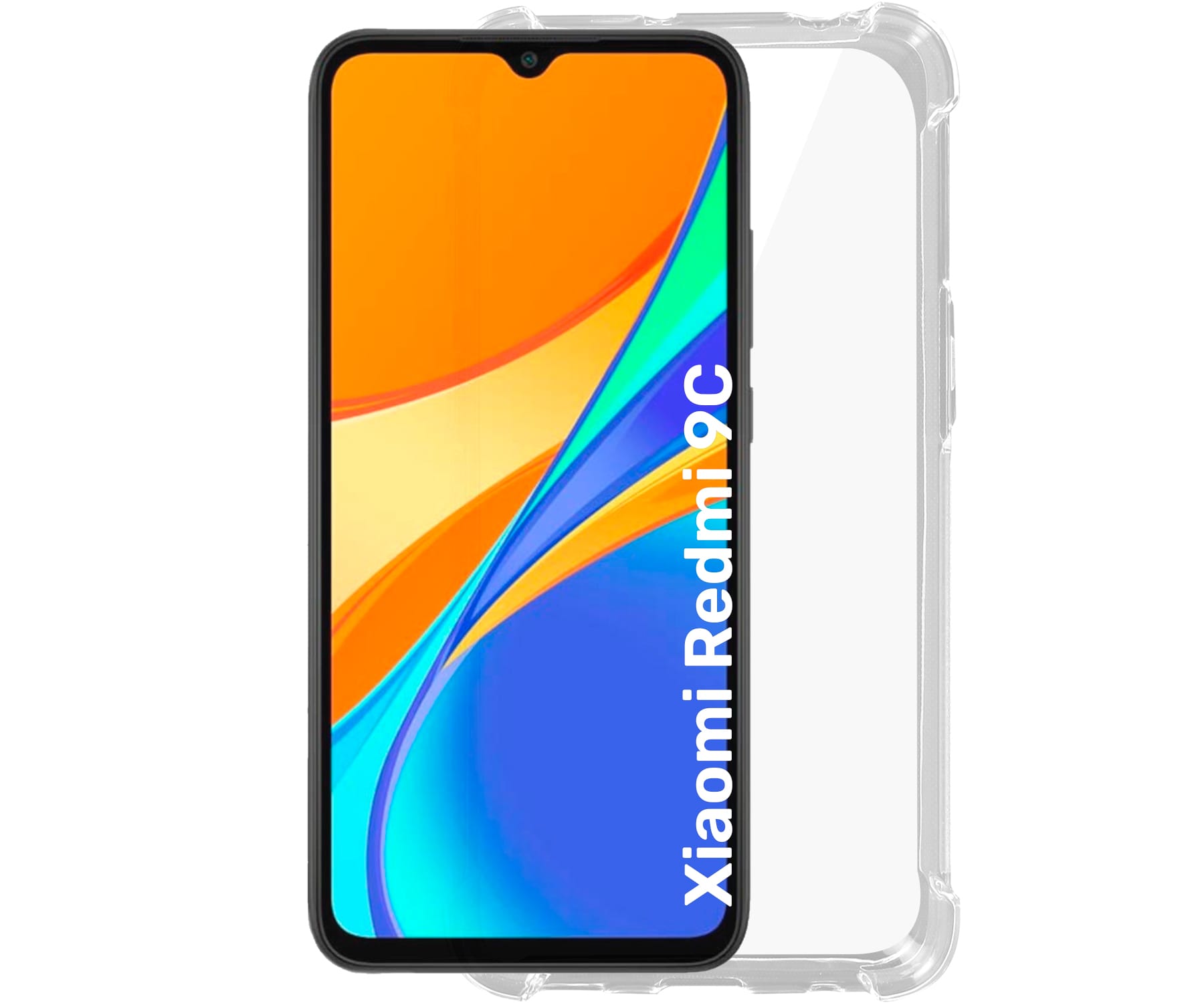 JC Funda trasera silicona transparente / Redmi 9T o Poco M3