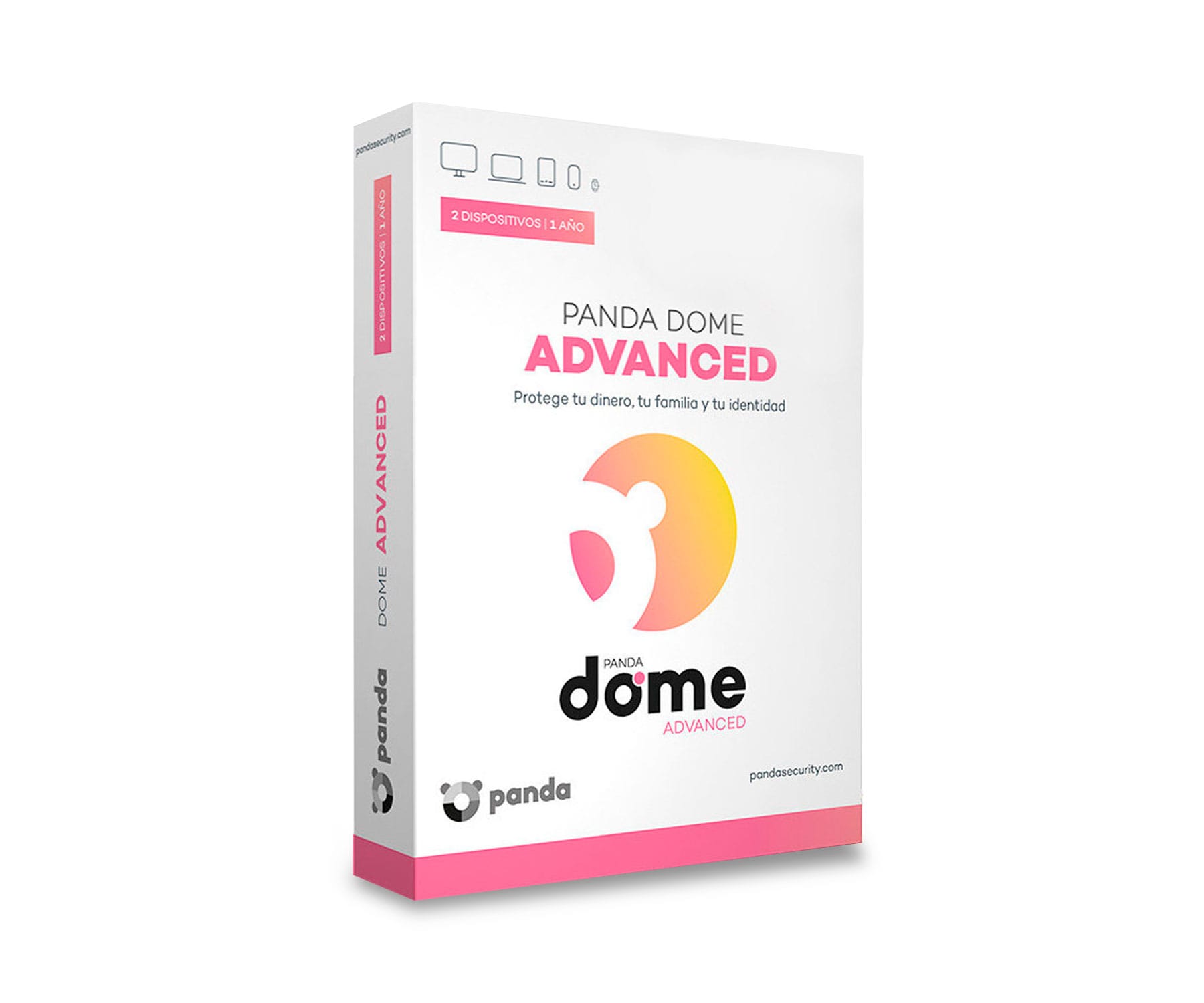 Panda Dome Advanced / Antivirus 2 licencias de 1 año para Windows Mac Android e iOS