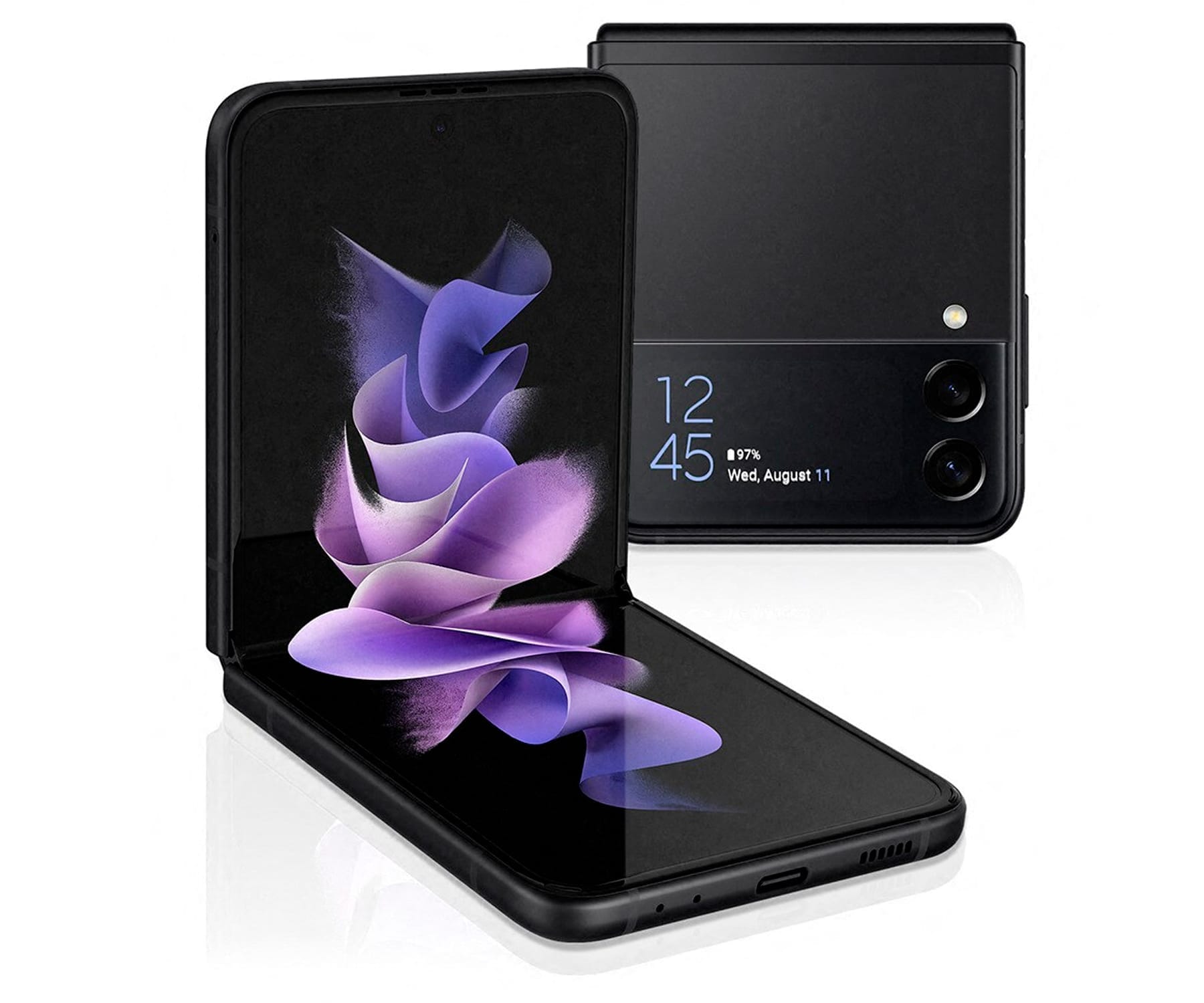 Samsung Galaxy Z Flip3 5G Phantom Black / 8+128GB / 6.7" AMOLED 120Hz Full HD+