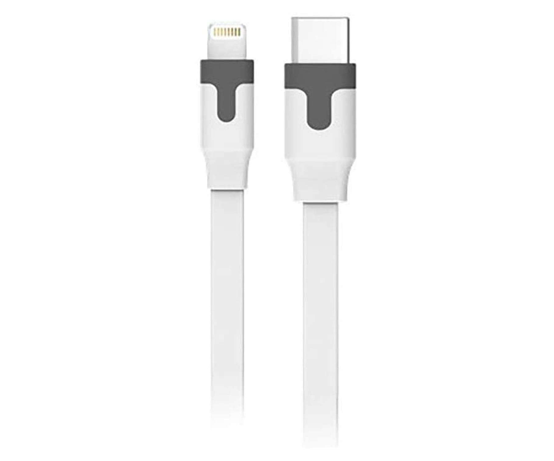 Muvit Cable USB-C a Lightning de 0.2 metros blanco