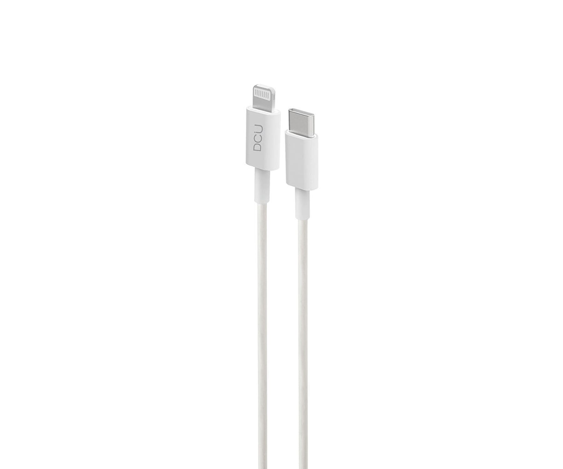 DCU Cable USB-C a Lightning de 1 metro blanco