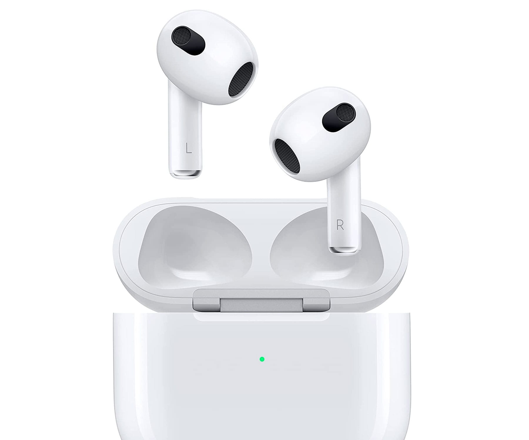 Apple Airpods MME73TY/A auriculares inalámbricos Siri para Iphone ipad e ipod, estuche batería de carga