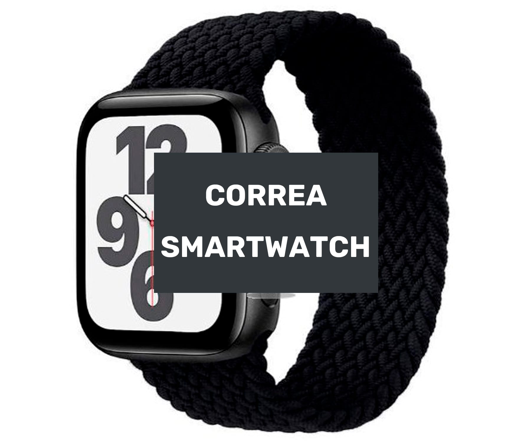 JC Correa Apple Watch 40 Tela trenzada negra