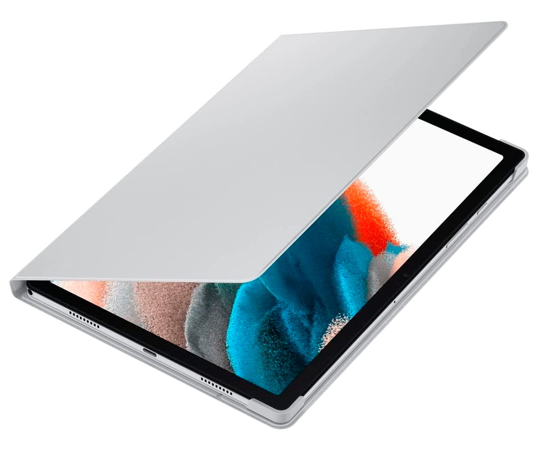 Samsung Book Cover Case Silver / Samsung Galaxy Tab A8